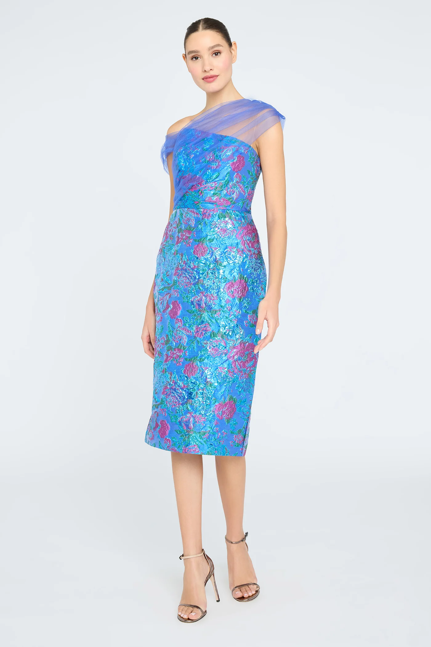 Jaylen Draped Shawl Dress - Image 3