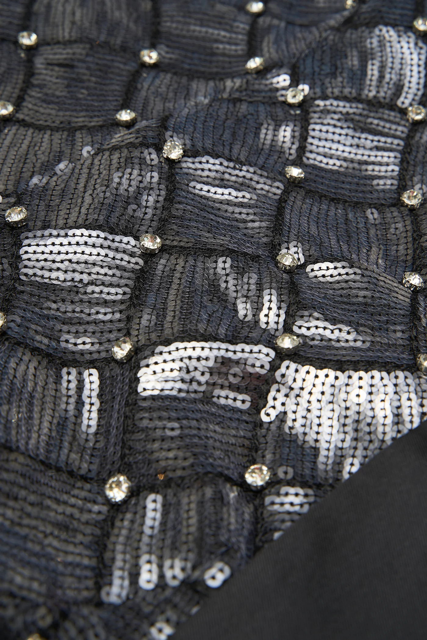 Jewel Strapless Sequin Dress - Image 9