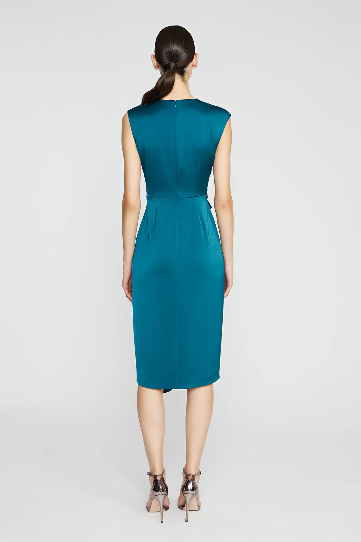 Josie Draped Cocktail Dress - Image 2