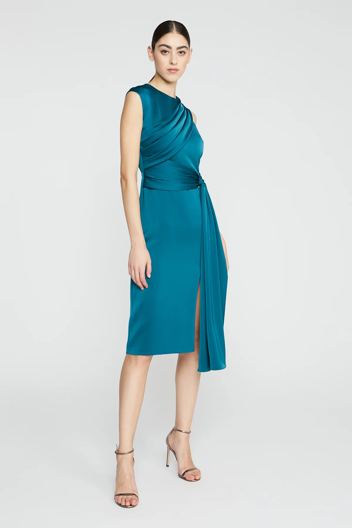 Josie Draped Cocktail Dress - Image 3