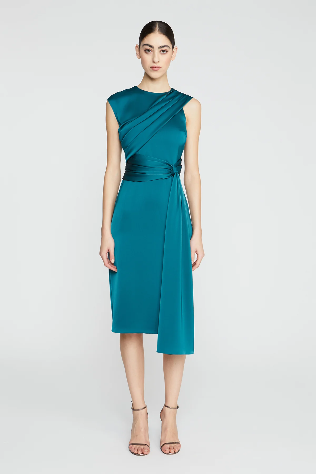 Josie Draped Cocktail Dress - Image 6