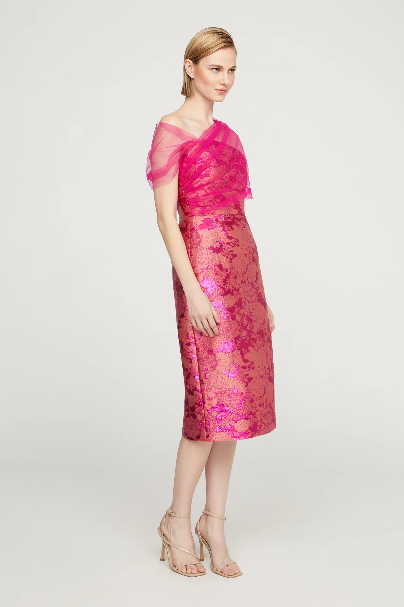 Judy Shawl Midi Dress - Image 3