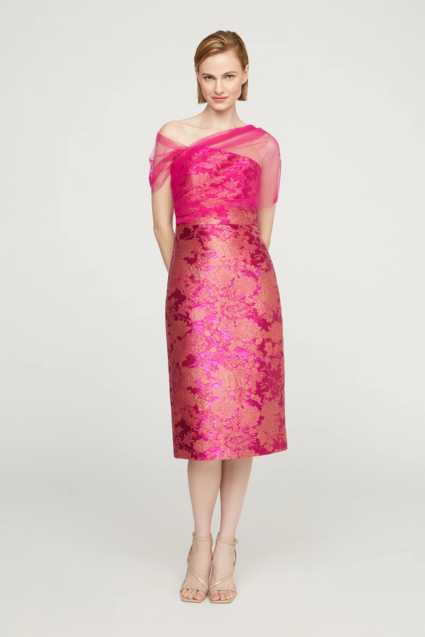 Judy Shawl Midi Dress - Image 7