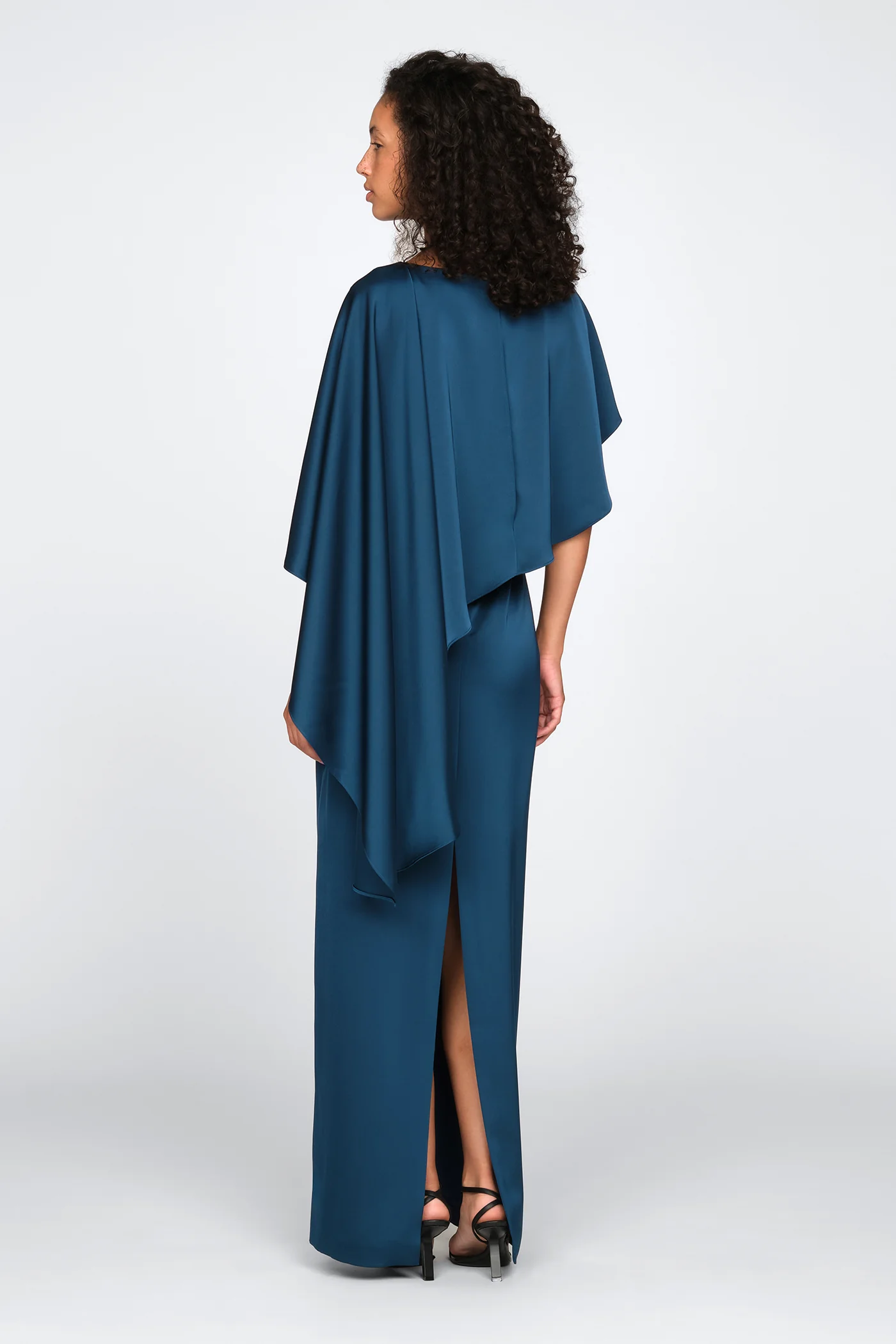 Karis Cape Column Gown - Image 10