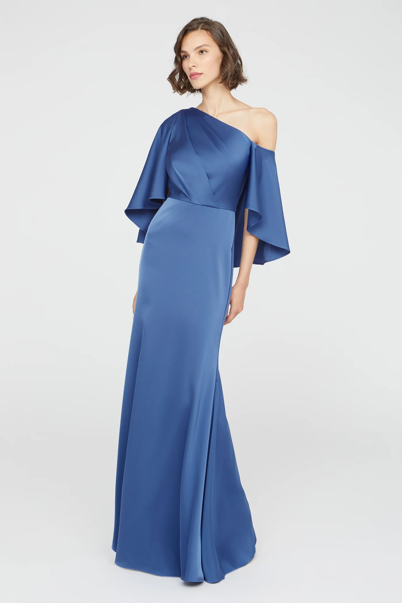 Kia Cape Fit And Flare Gown - Image 7
