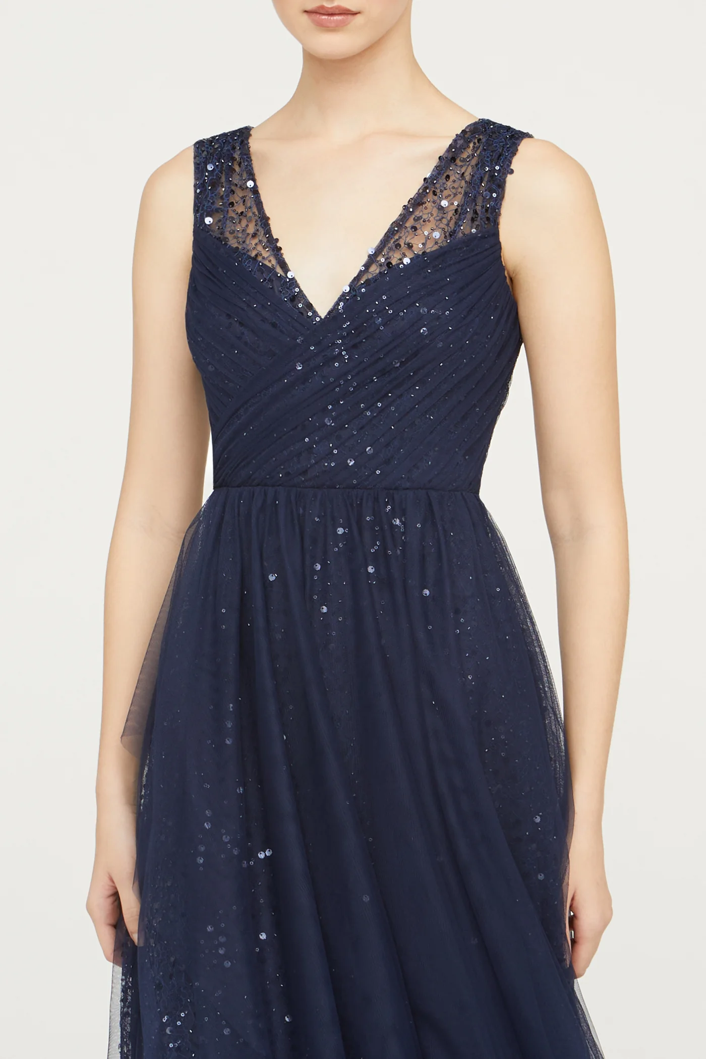 Kiana Beaded V Neck Gown - Image 4