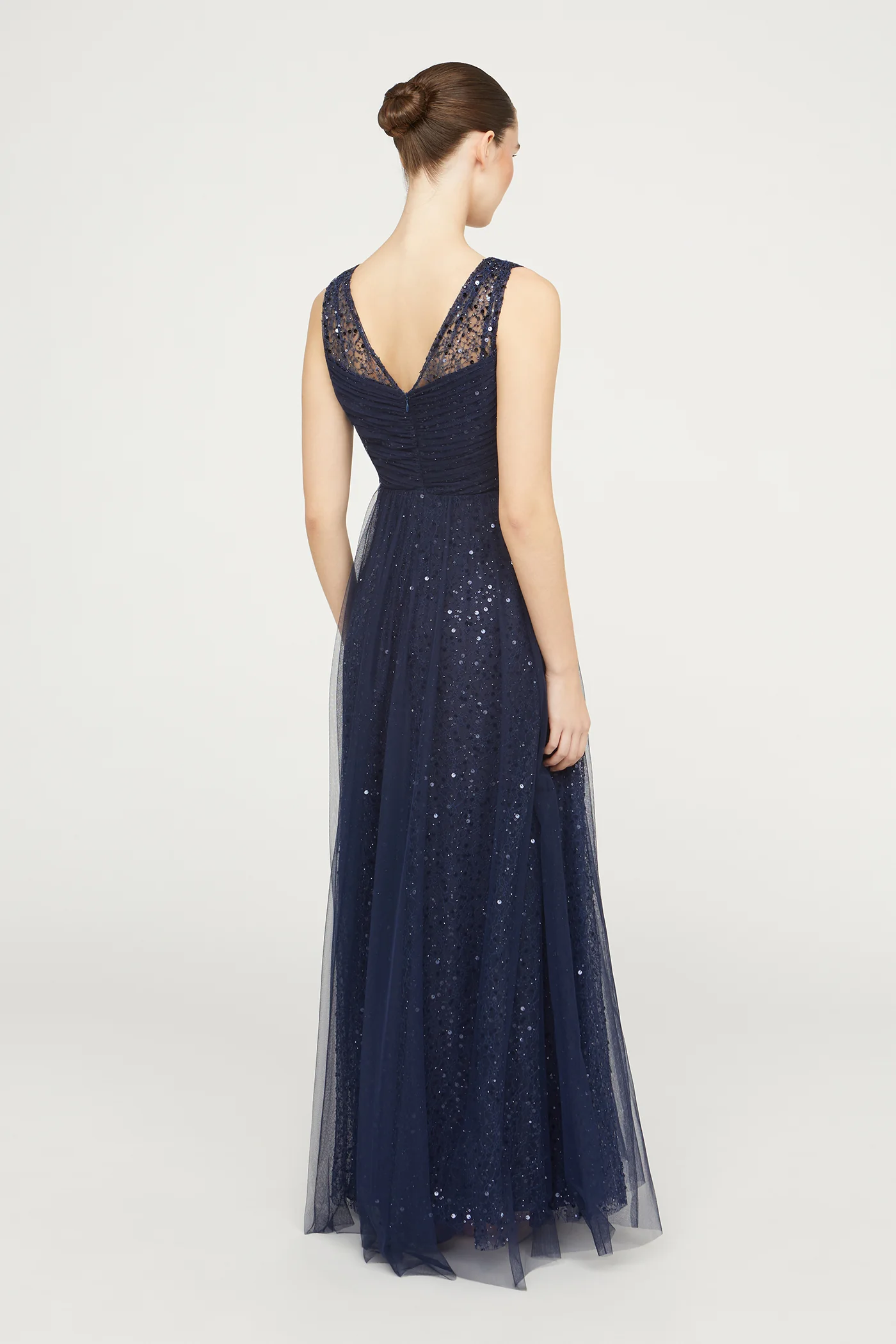 Kiana Beaded V Neck Gown - Image 7