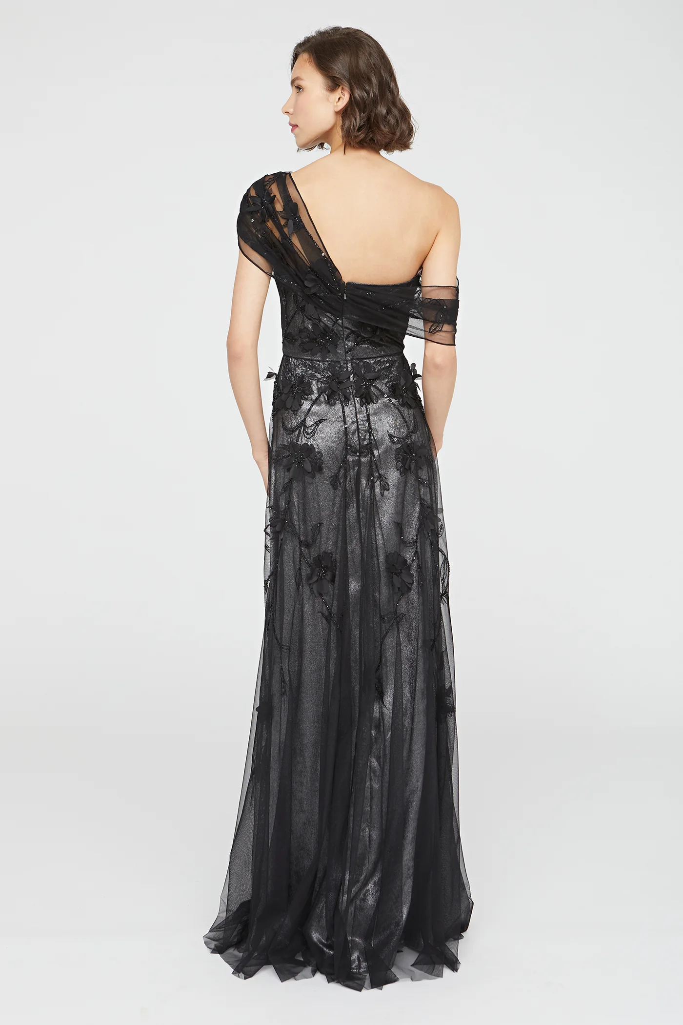 Lenora Petal Embroidered Gown - Image 2