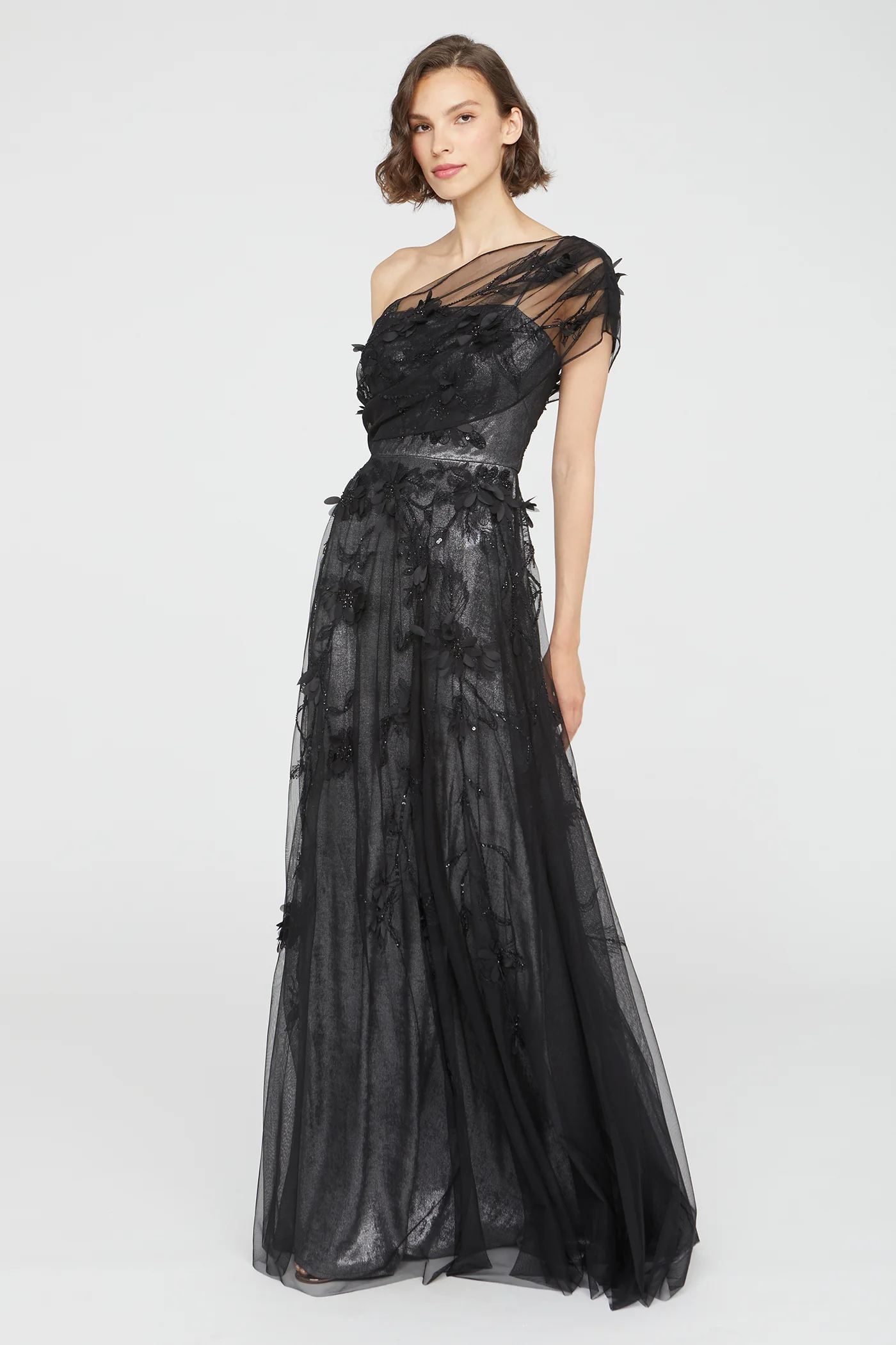 Lenora Petal Embroidered Gown - Image 3