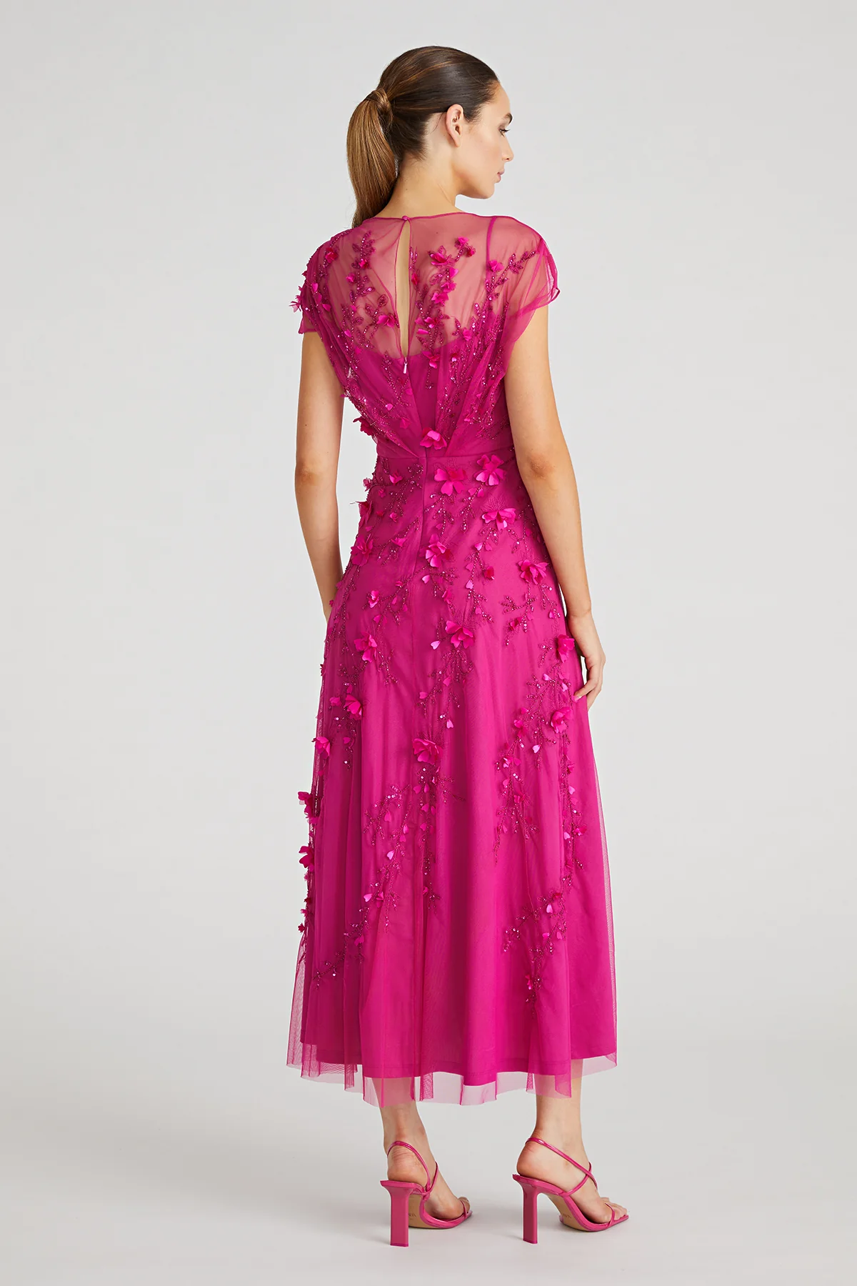 Leona Petal Midi Dress - Image 2