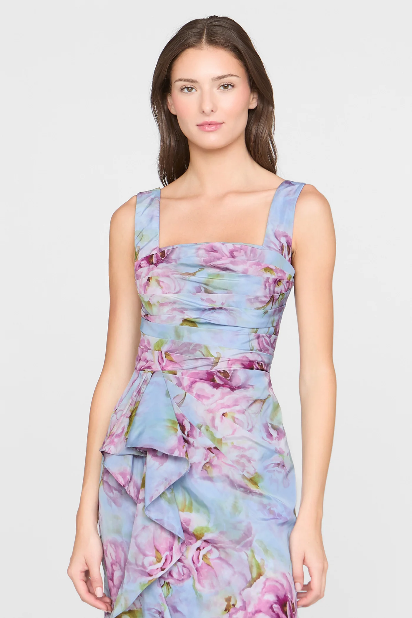 Livia Printed Taffeta Dress - Image 4