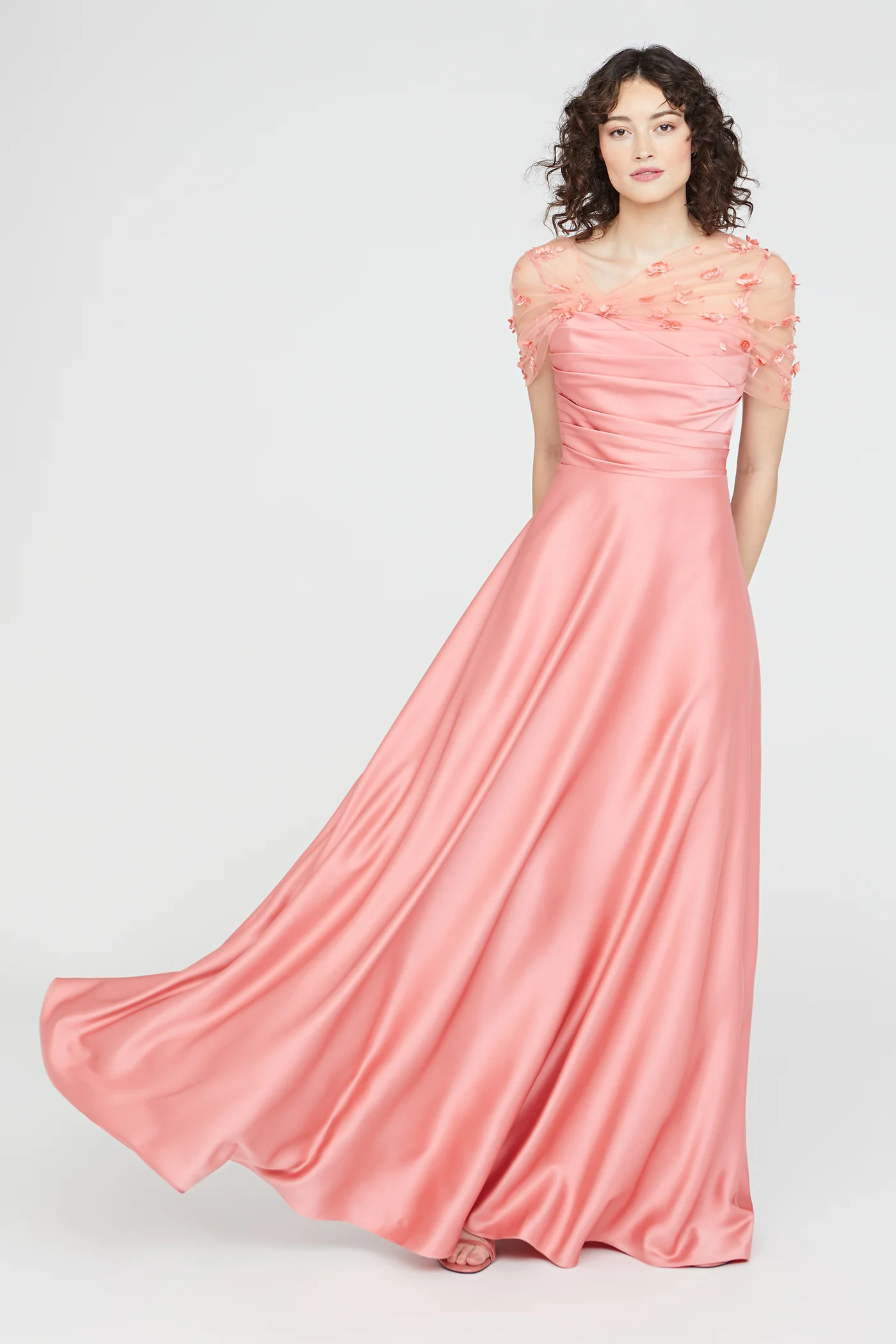Luella Shawl Draped Gown - Image 6