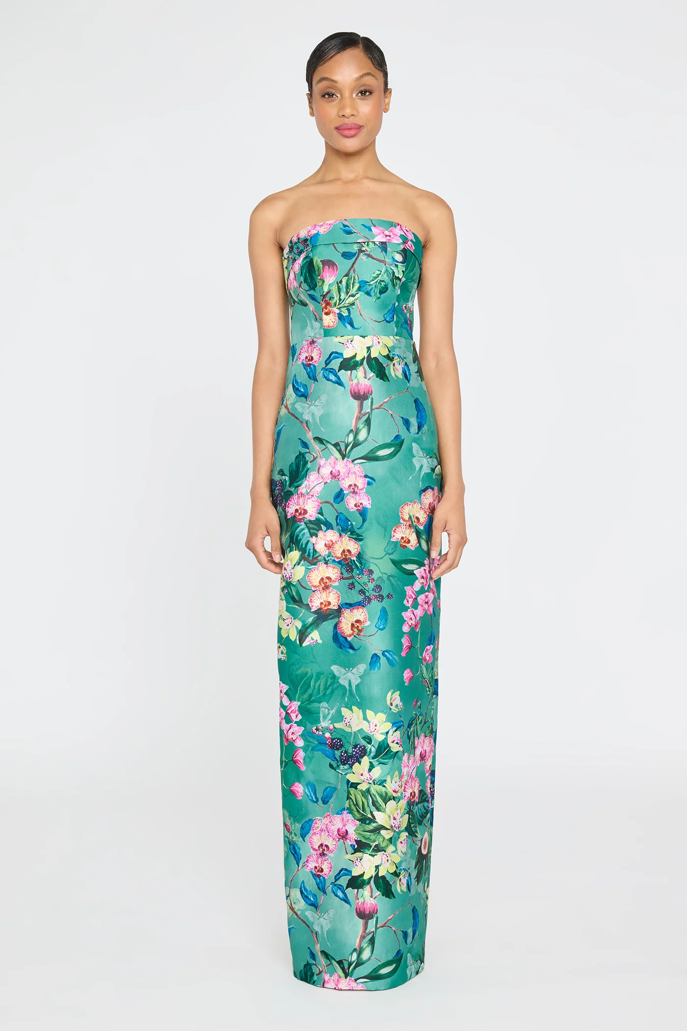 Lulu Mikado Column Gown