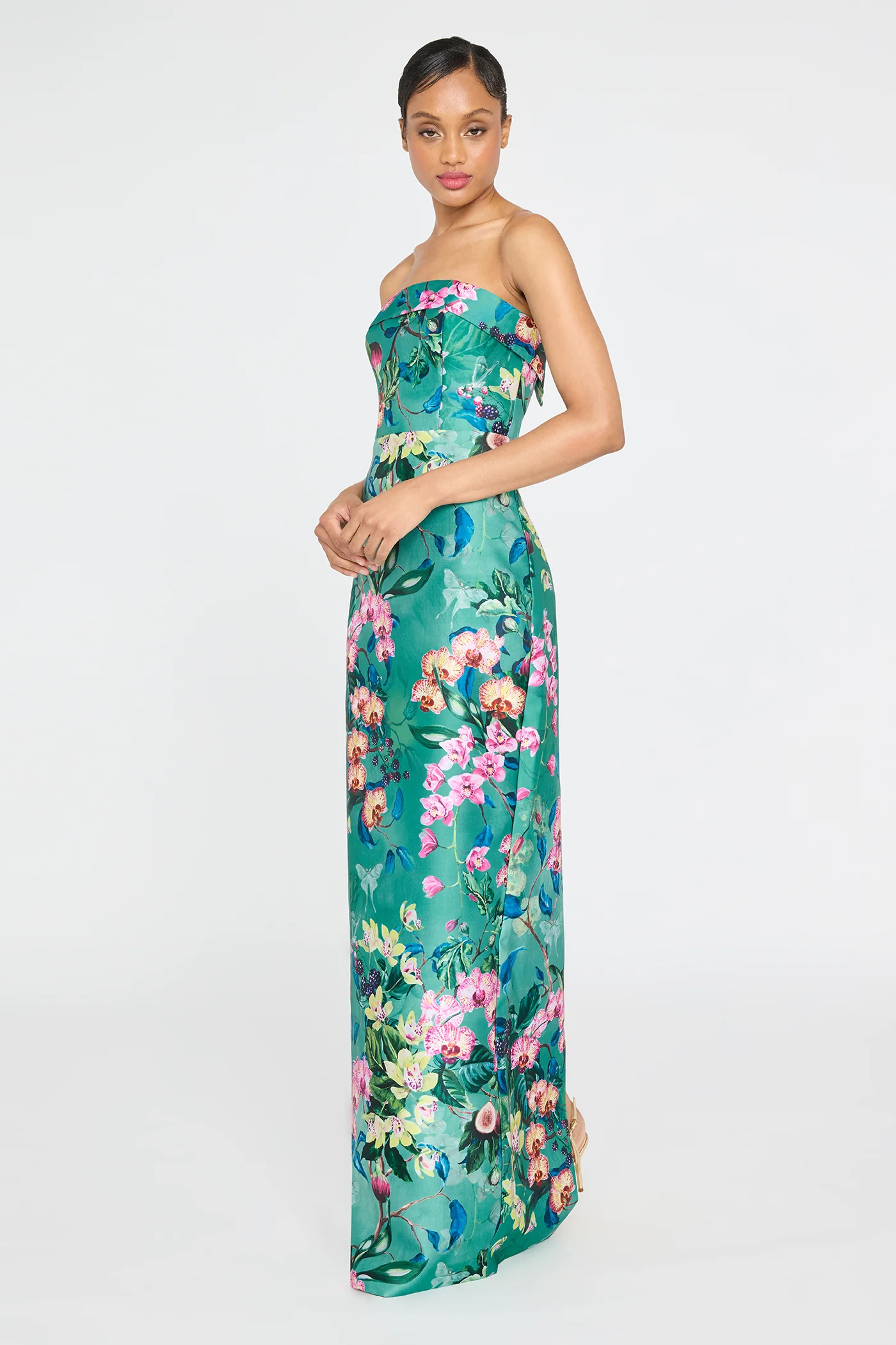 Lulu Mikado Column Gown - Image 3