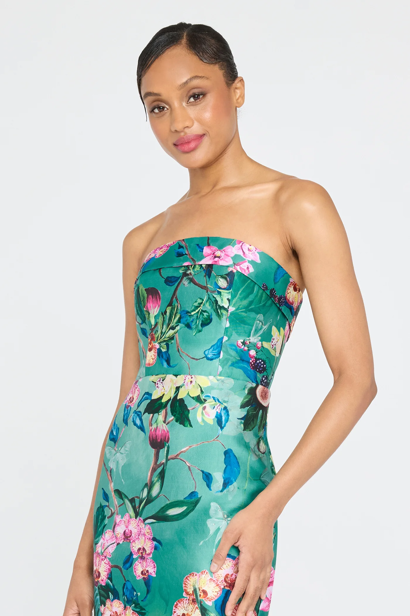 Lulu Mikado Column Gown - Image 4