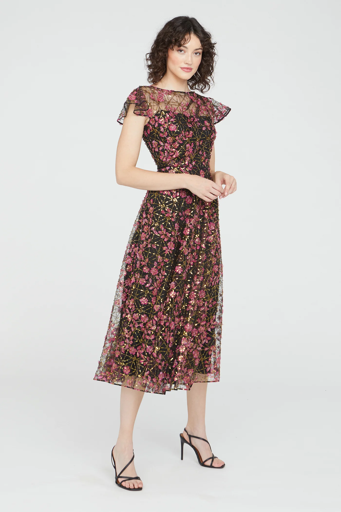 Mariah Beaded Cocktail Dress - Image 3