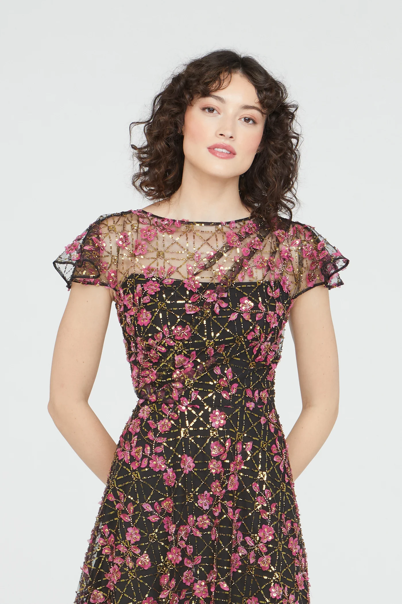 Mariah Beaded Cocktail Dress - Image 4