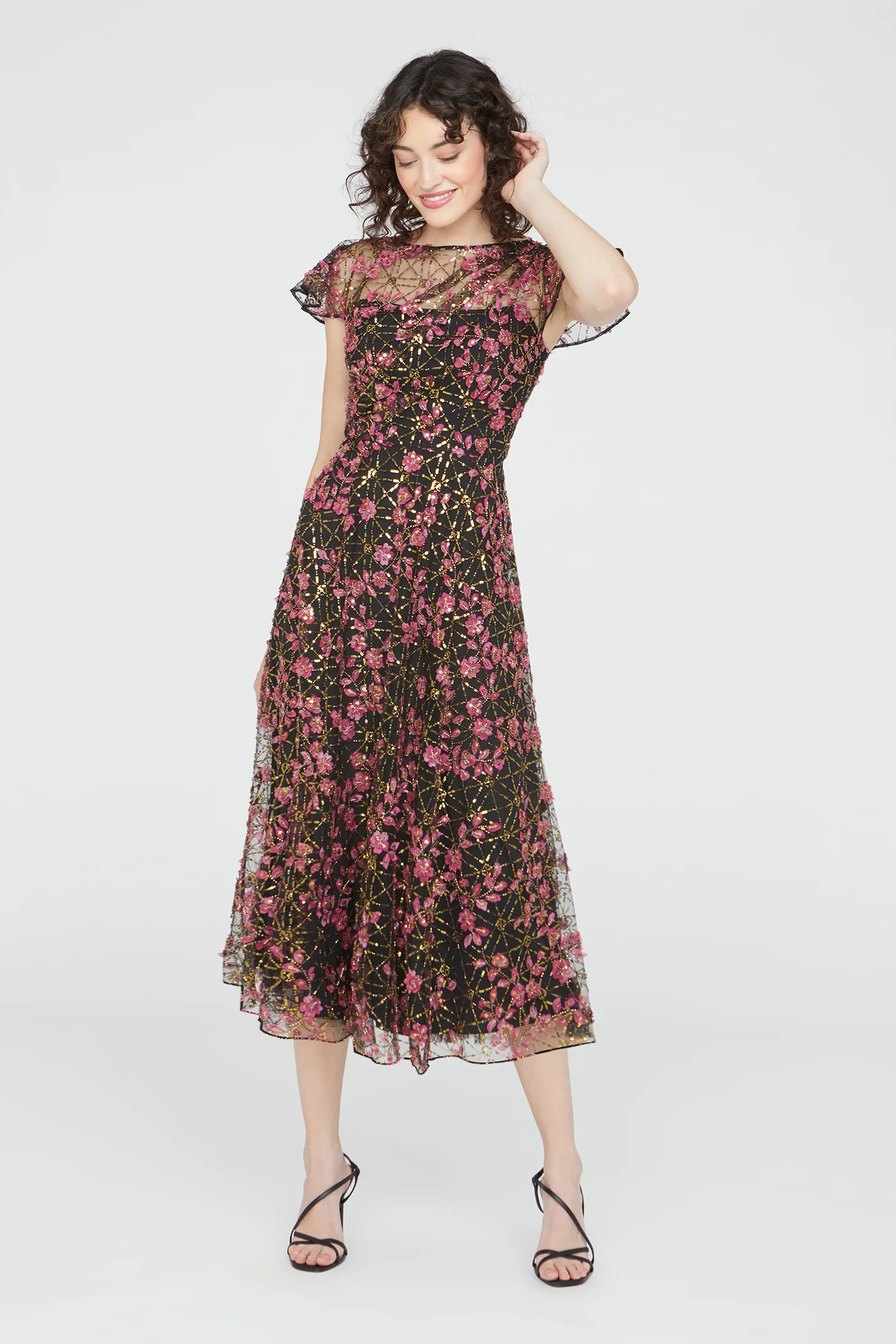 Mariah Beaded Cocktail Dress - Image 6