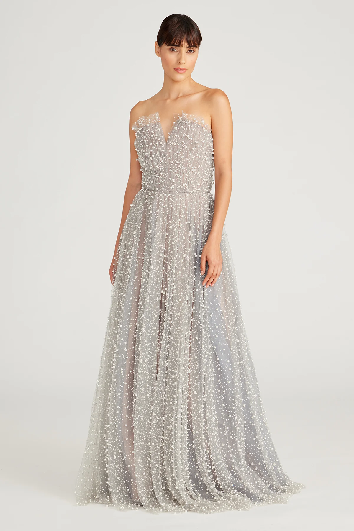 Marilyn Strapless Glimmer Gown - Image 6