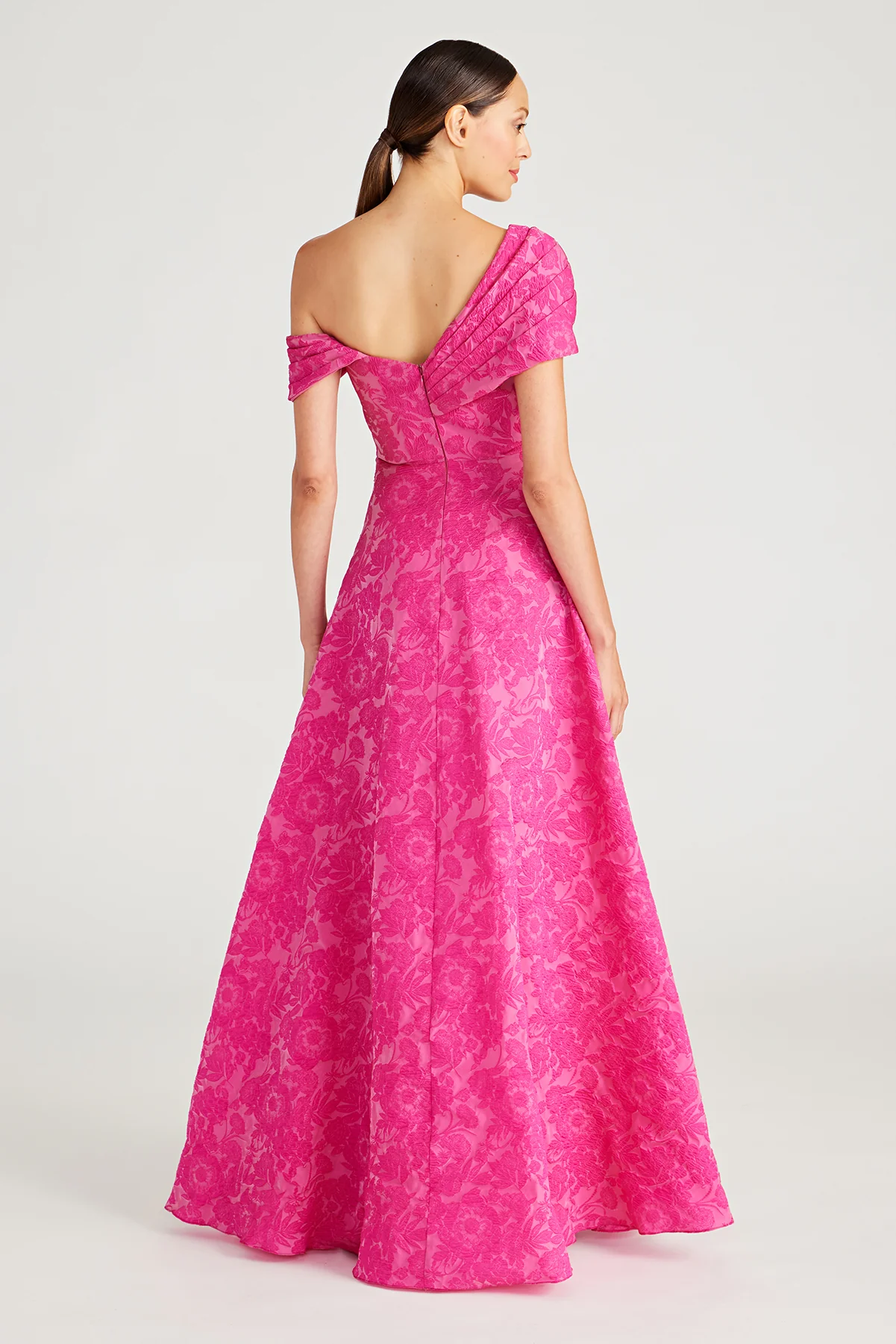 Marlene Cloud Jacquard Gown - Image 3