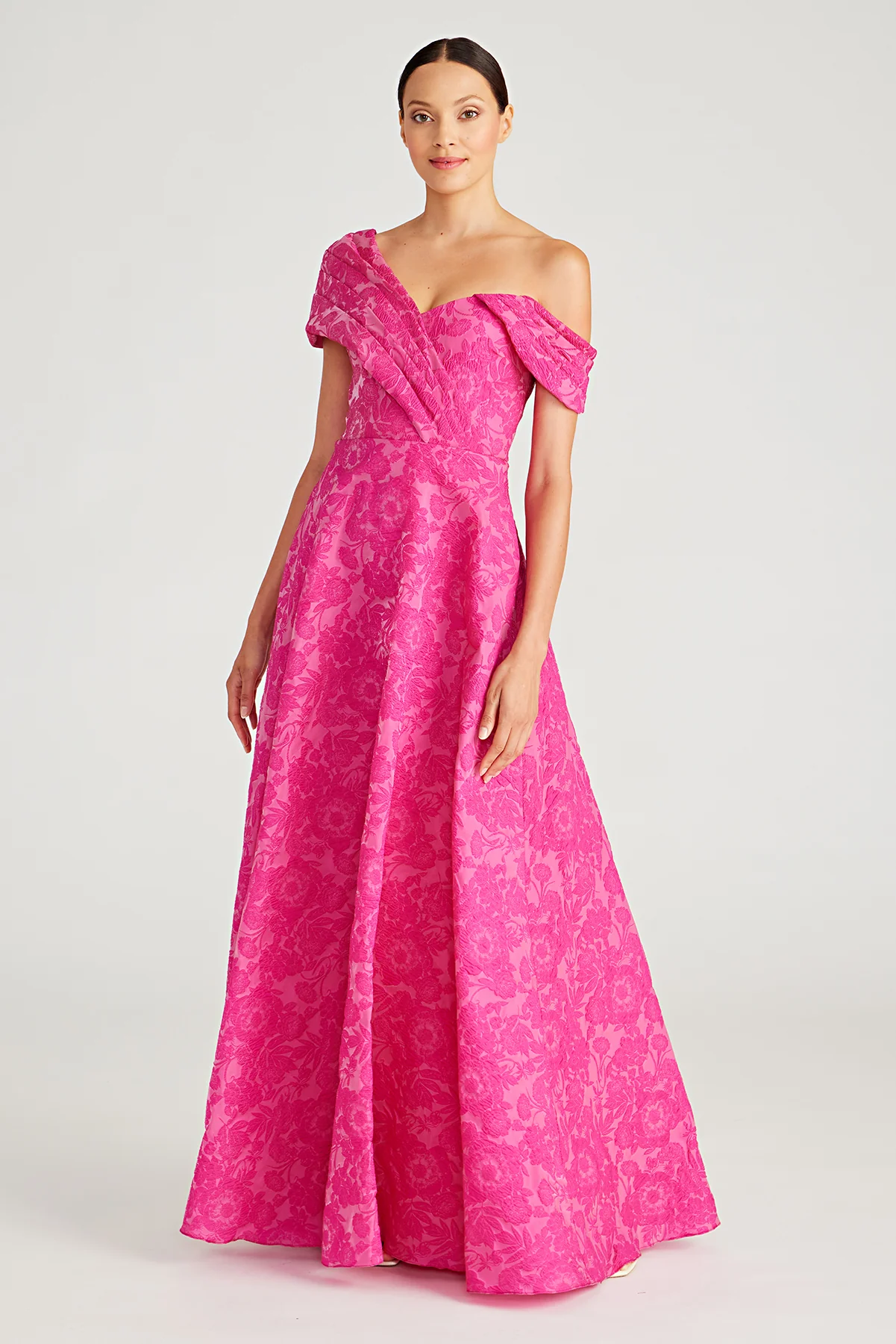 Marlene Cloud Jacquard Gown - Image 4
