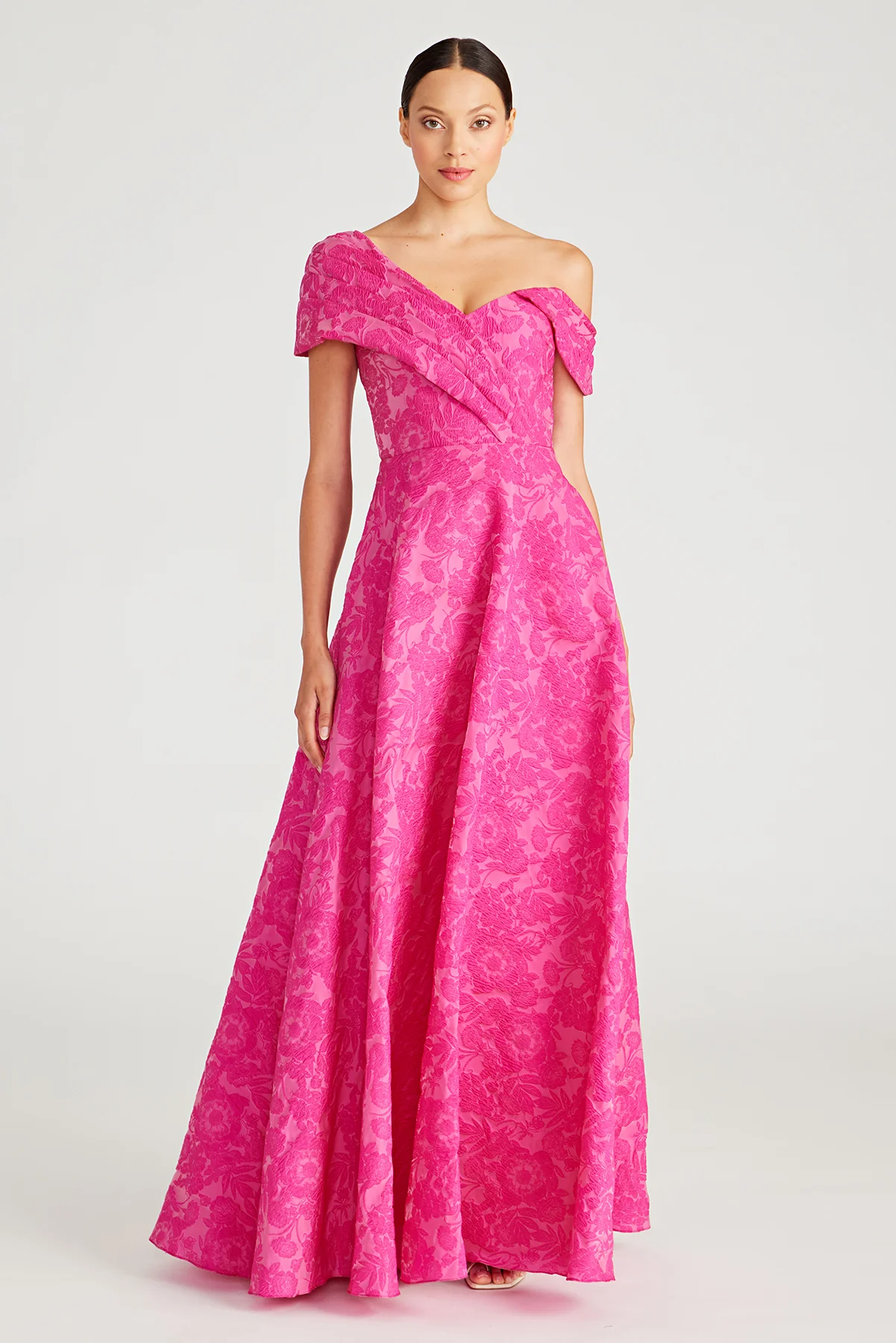 Marlene Cloud Jacquard Gown - Image 6