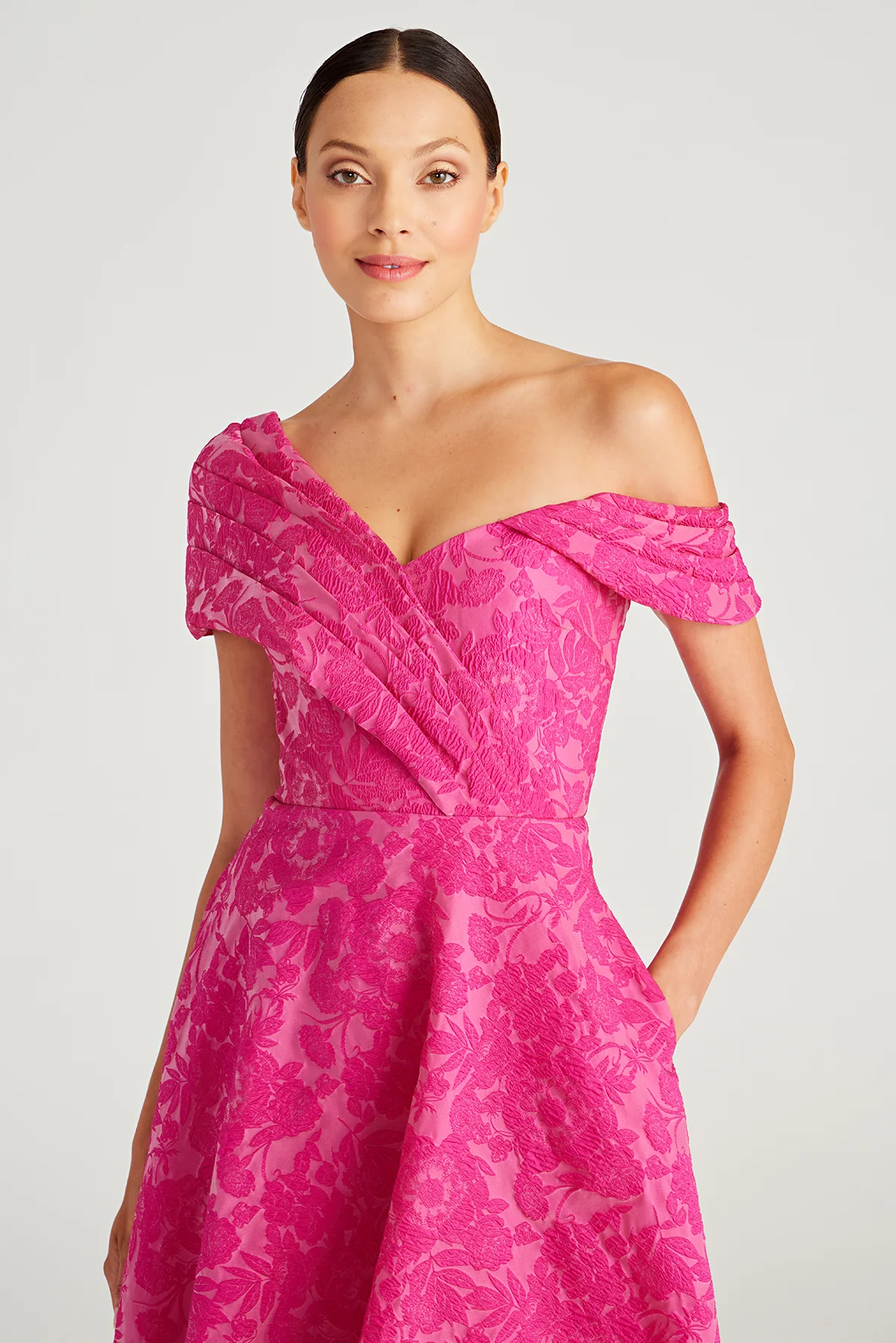 Marlene Cloud Jacquard Gown - Image 7