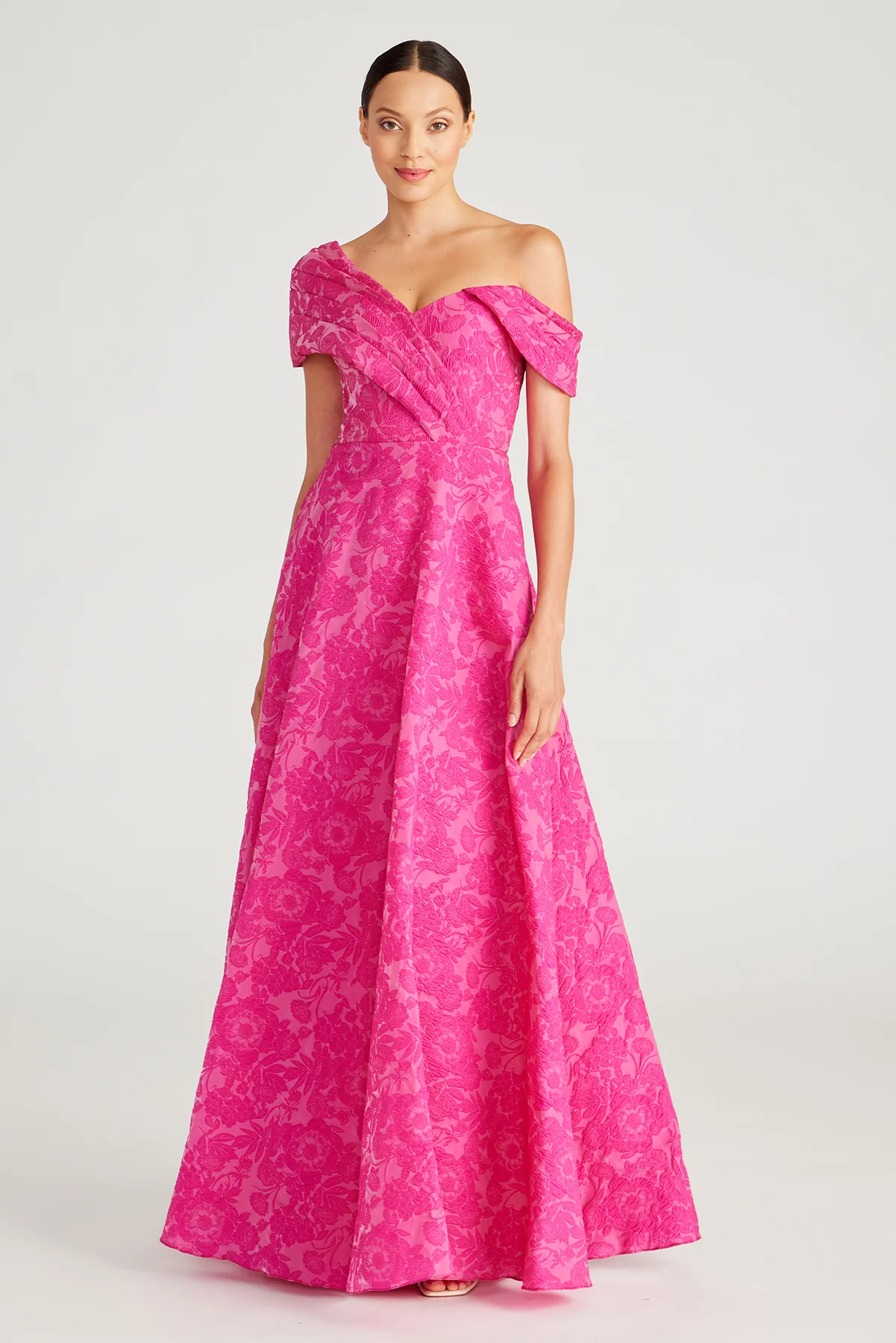 Marlene Cloud Jacquard Gown - Image 9