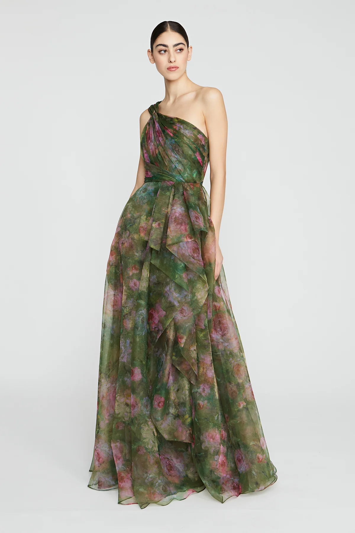 Meadow One Shoulder Gown - Image 4