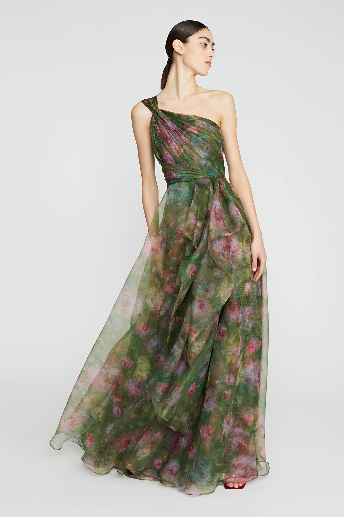 Meadow One Shoulder Gown - Image 6