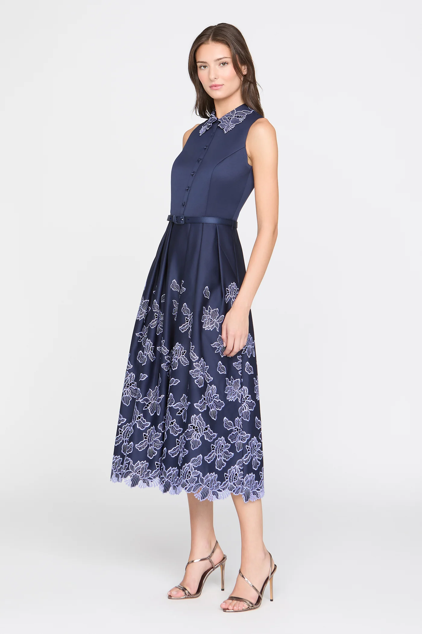 Merisel Sleeveless Shirt Dress - Image 3
