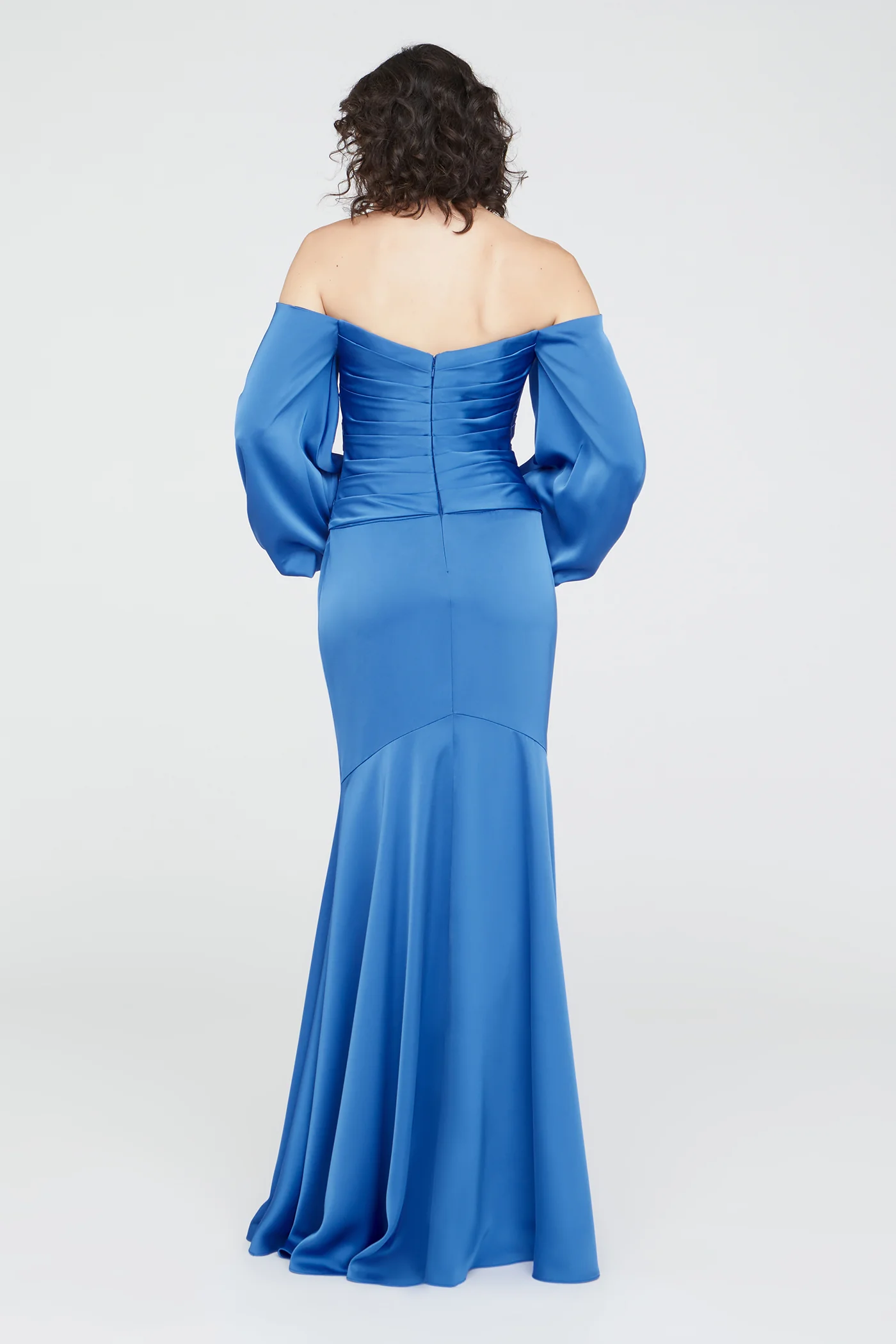 Milenia Draped Sleeve Gown - Image 8