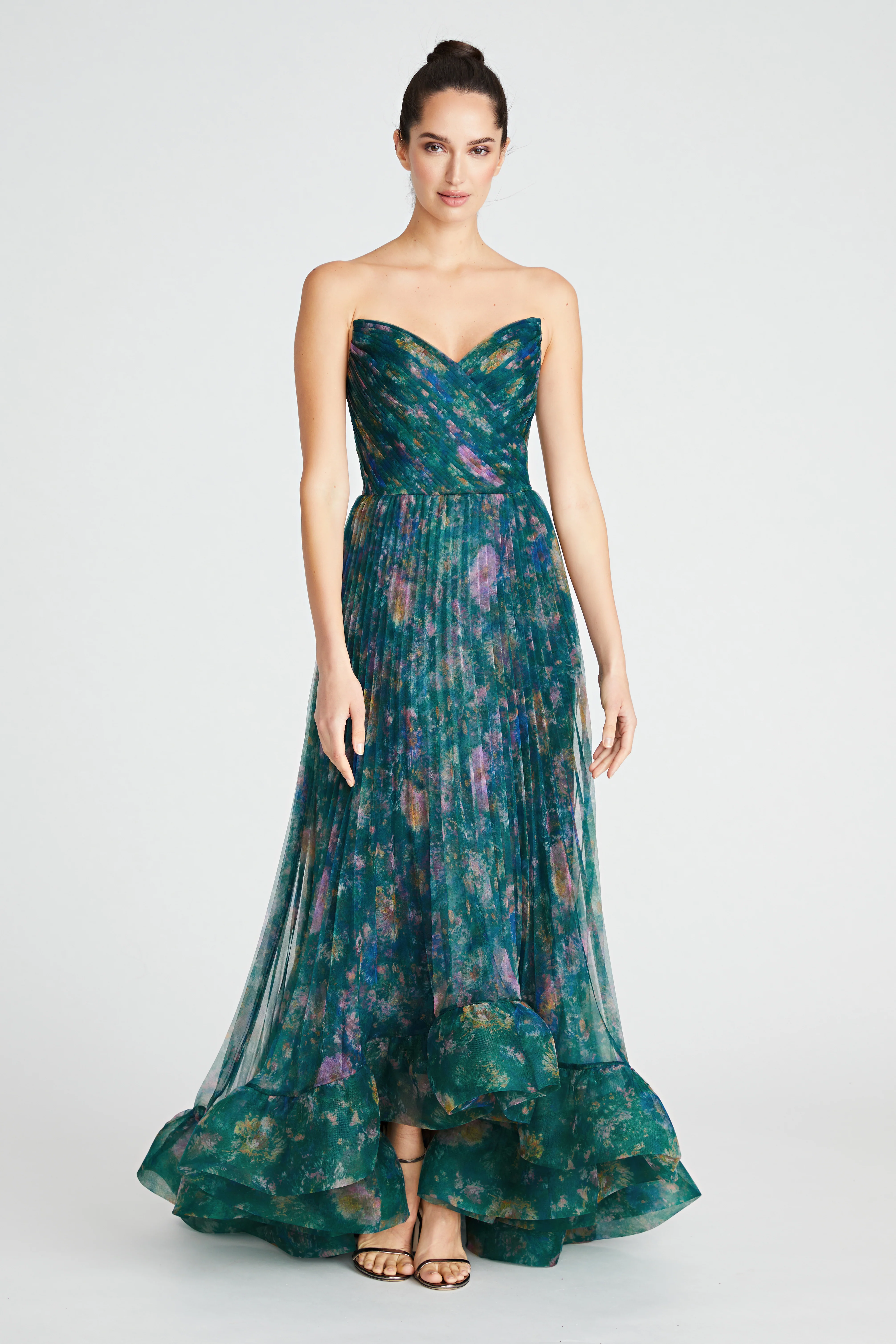Moira Strapless High Low Gown - Image 4