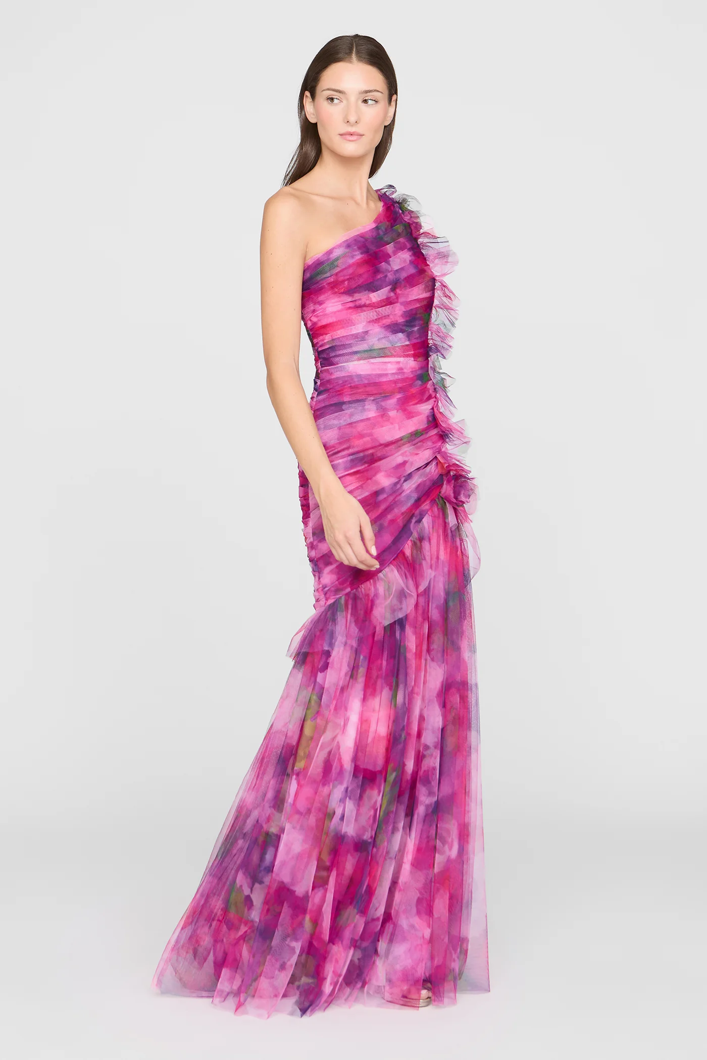 Myrtle One Shoulder Gown - Image 7