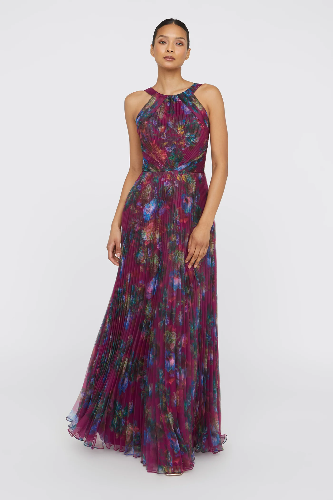 Naveen Pleated Gown