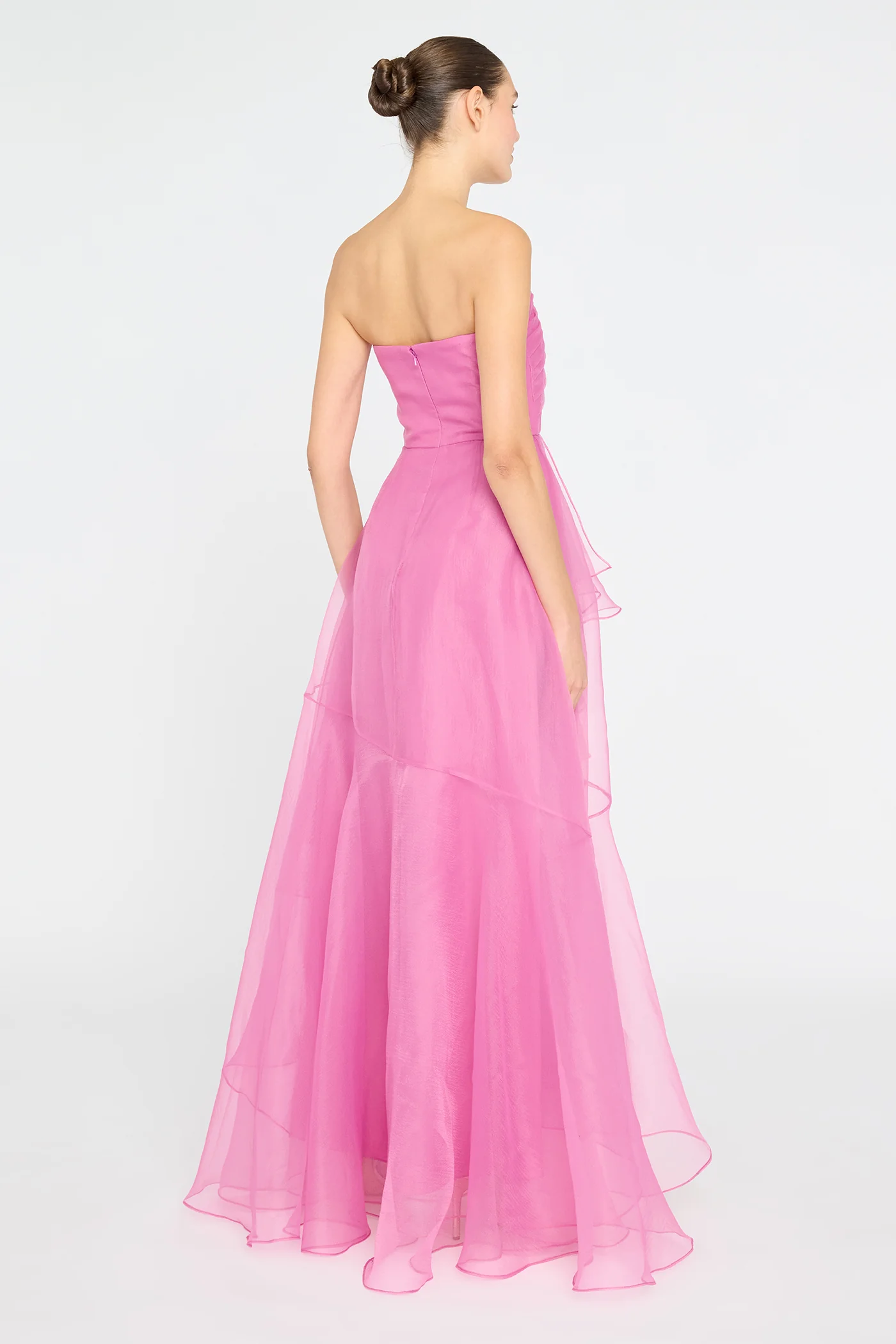 Nicki Organza Strapless Gown - Image 5