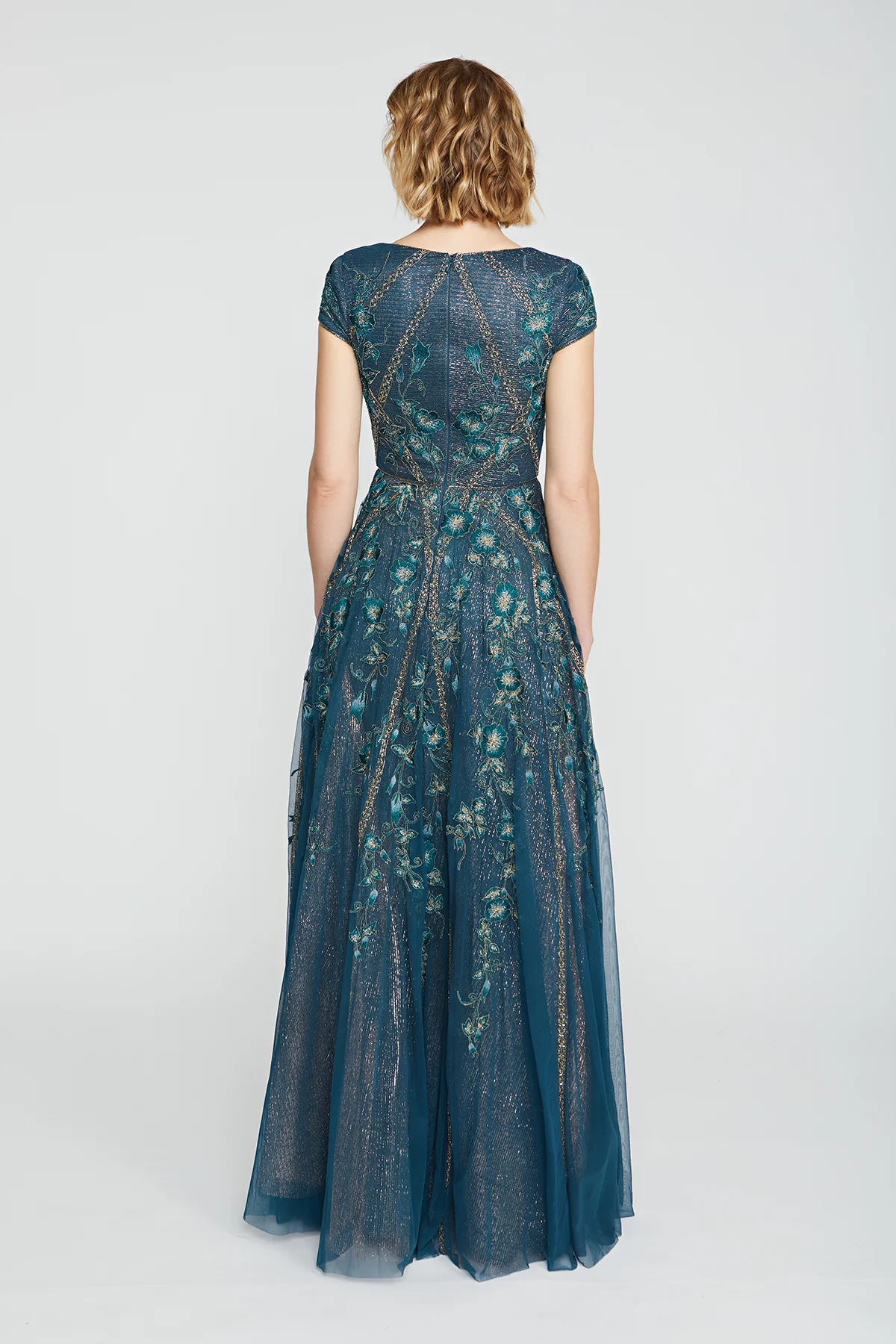 Noelle Floral Embroidered Gown - Image 2