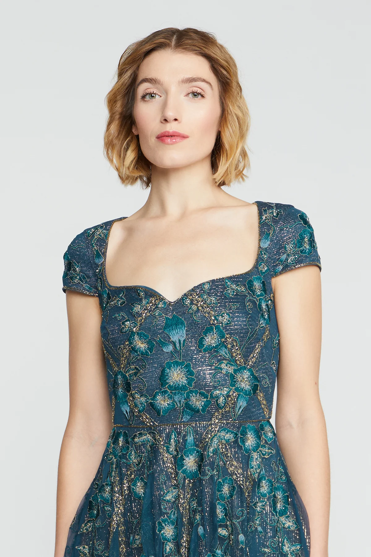 Noelle Floral Embroidered Gown - Image 4