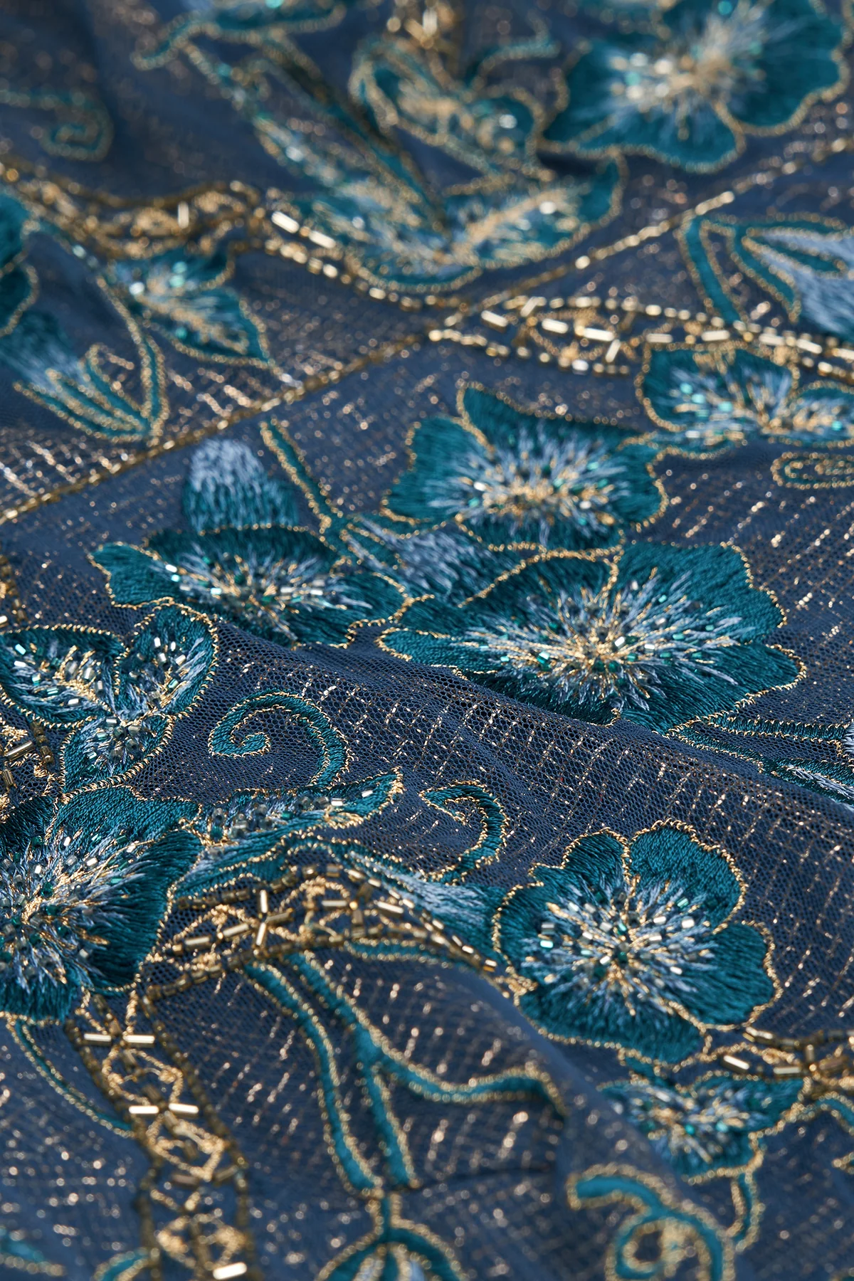 Noelle Floral Embroidered Gown - Image 5