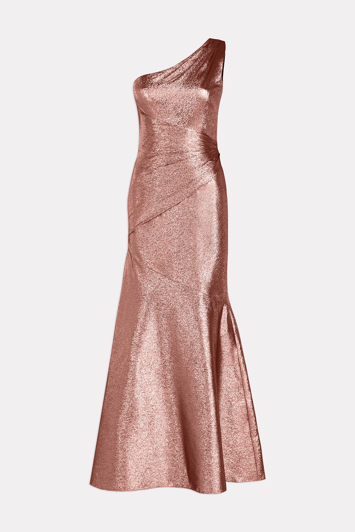 One Shoulder Ruched Gown - Image 5