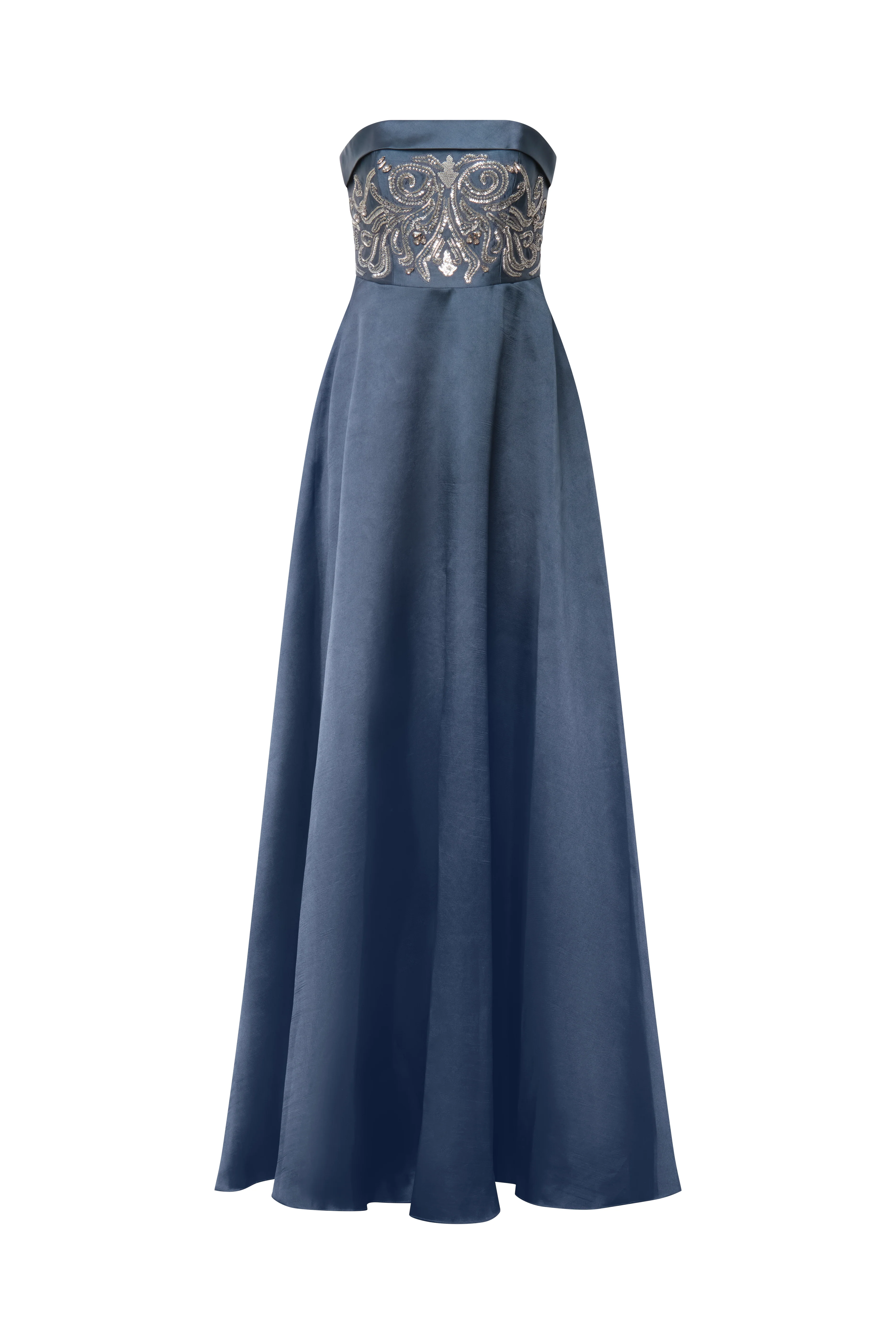 Paloma Mikado A-Line Gown - Image 6