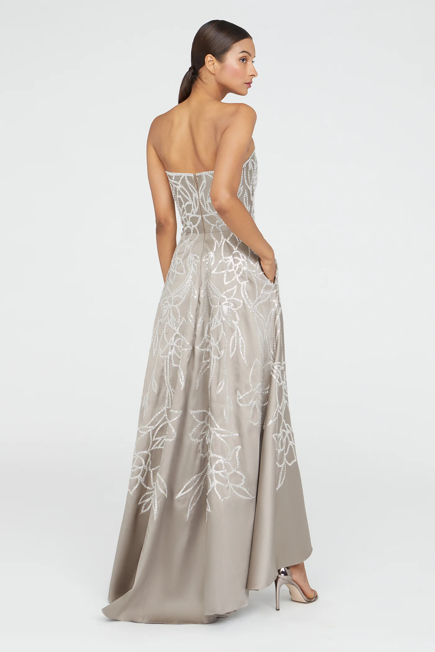 Pamela Embroidered Gown - Image 6