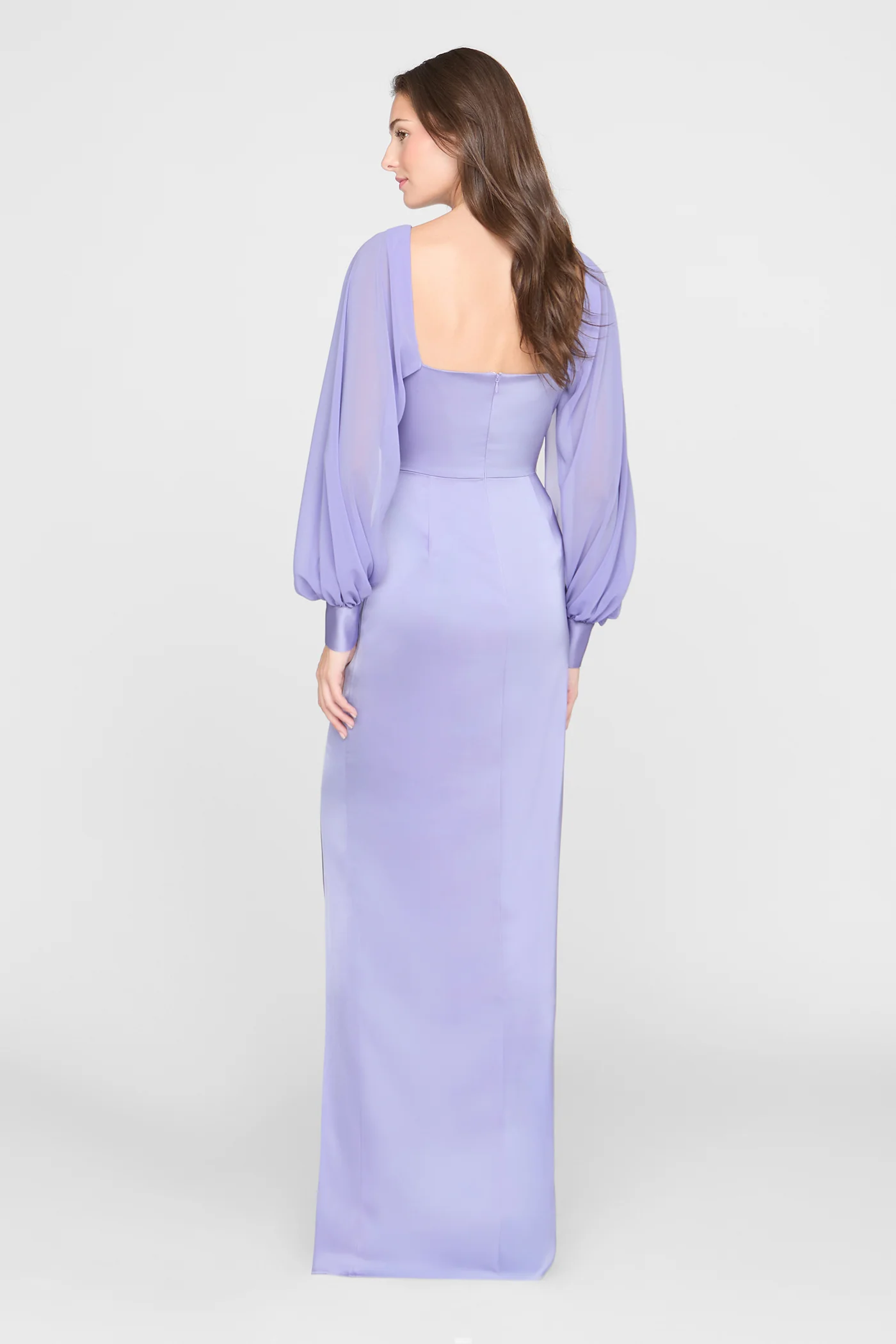 Penelope Satin Column Dress - Image 7