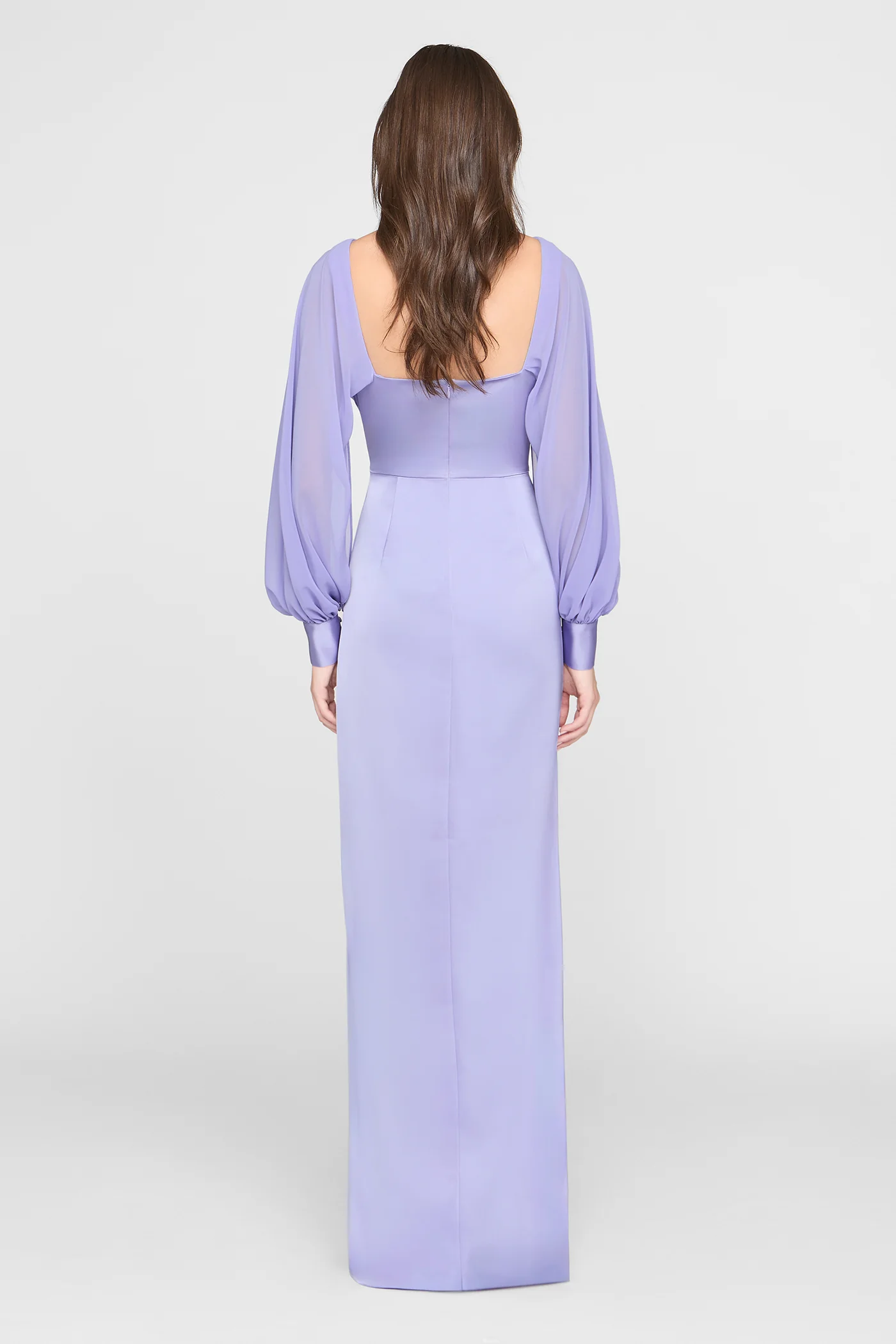 Penelope Satin Column Dress - Image 8