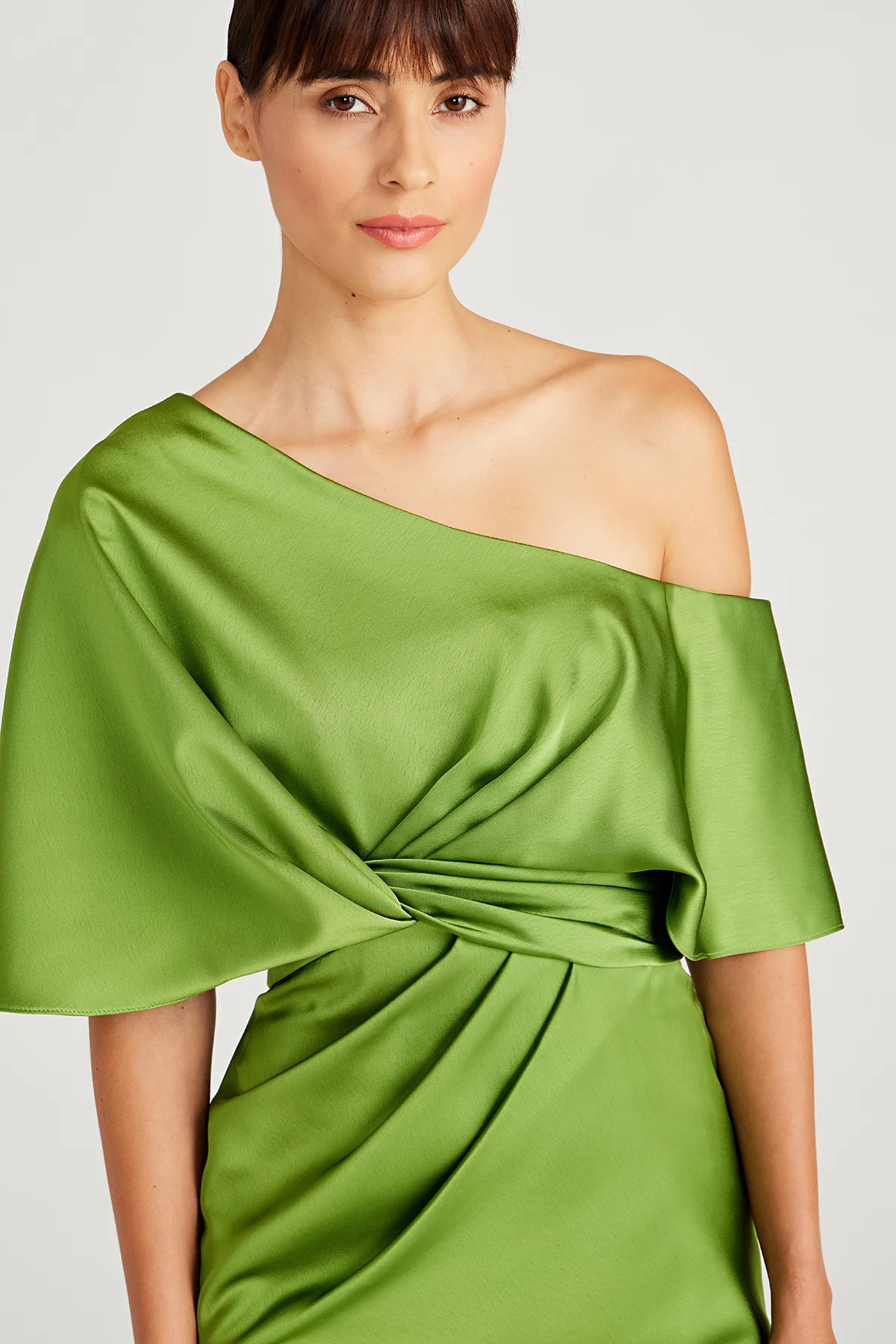 Polly Satin Cocktail Dress - Image 4