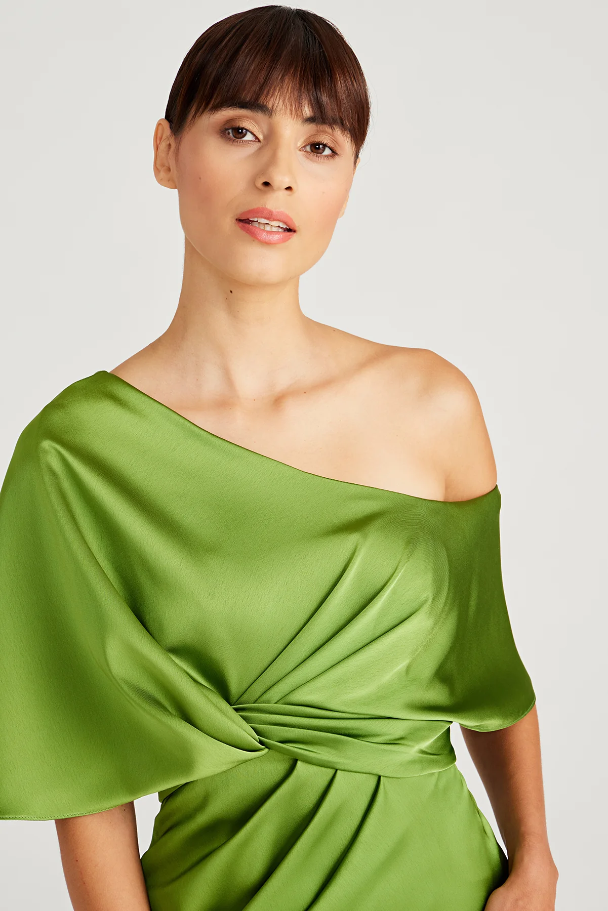 Polly Satin Cocktail Dress - Image 5