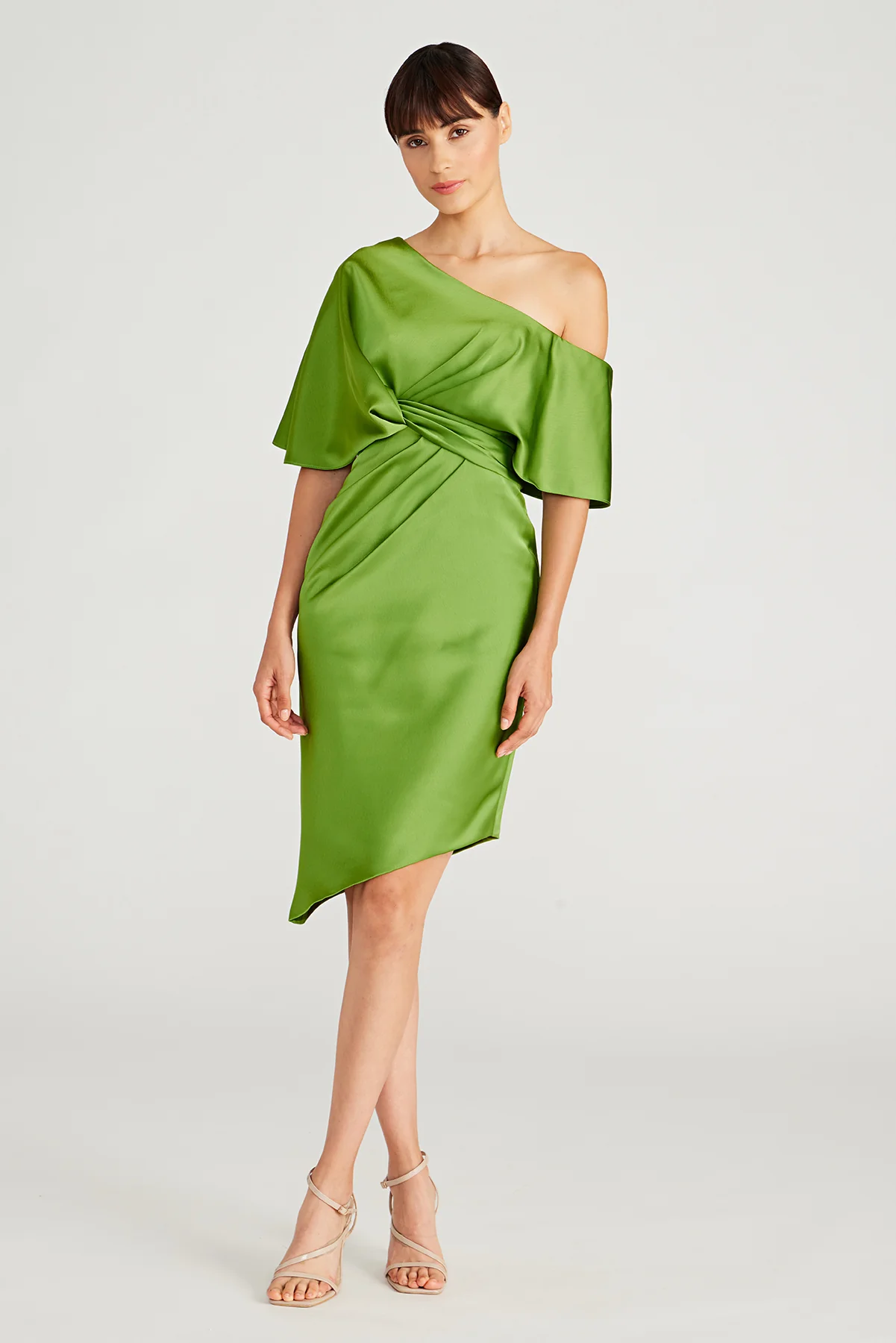 Polly Satin Cocktail Dress - Image 6