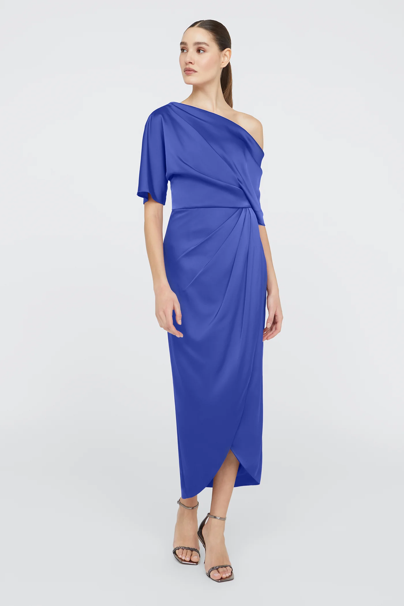 Rayna One Shoulder Draped Gown - Image 3