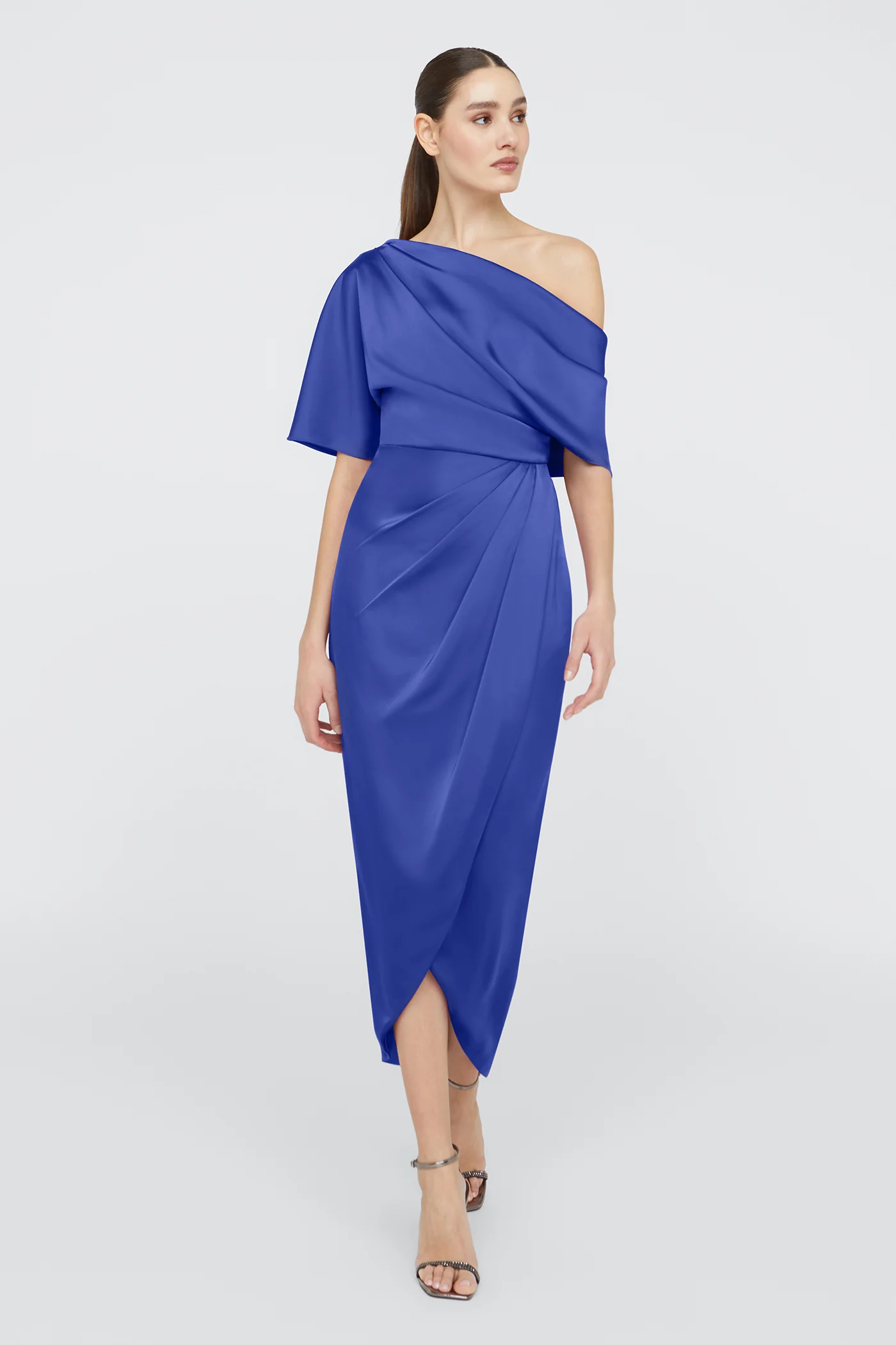 Rayna One Shoulder Draped Gown - Image 5