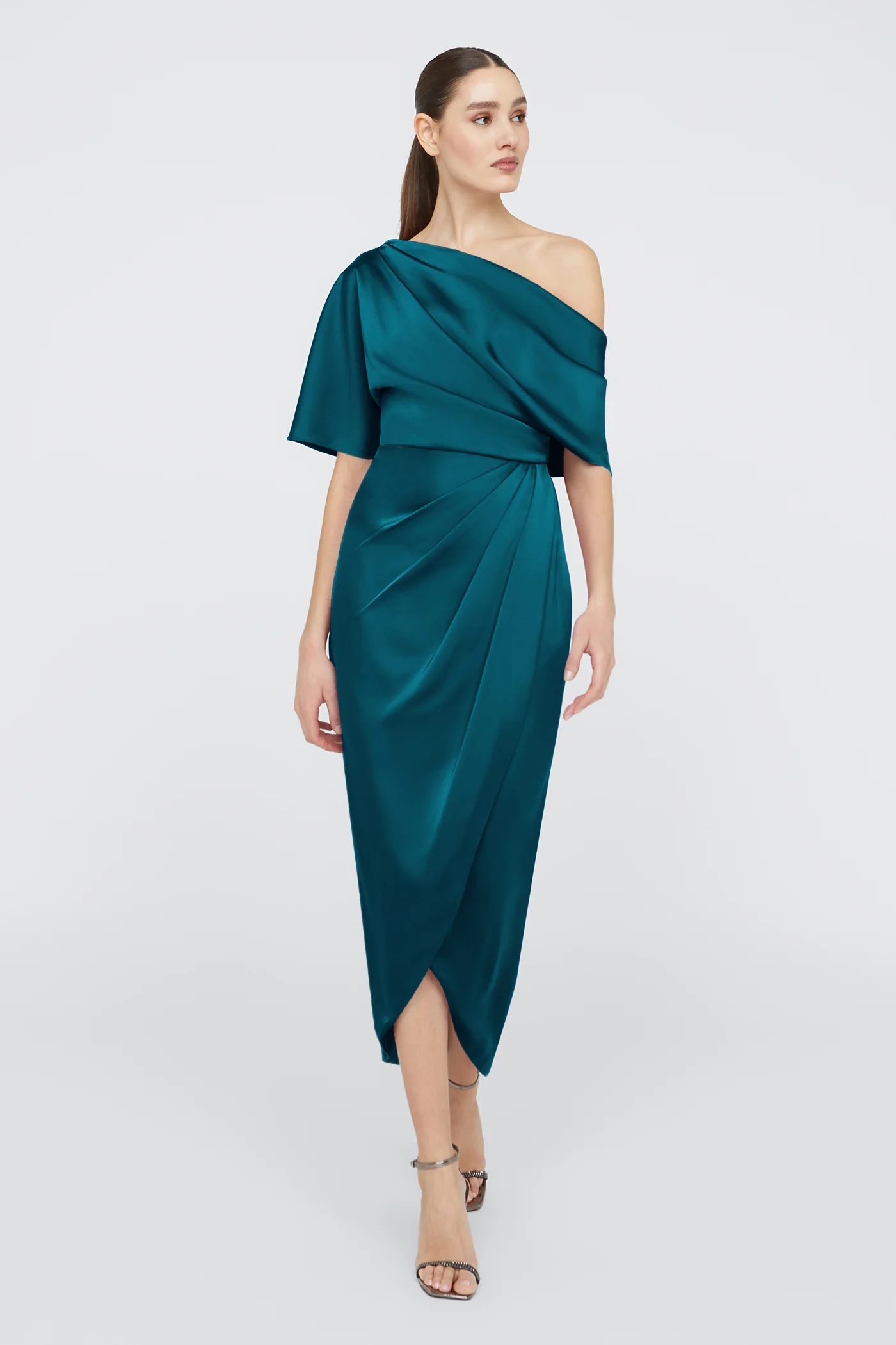 Rayna One Shoulder Draped Gown - Image 5